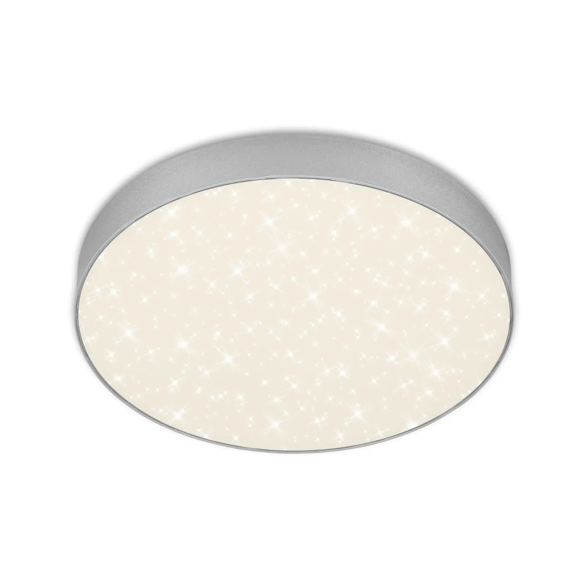 BRI 7074-414 LED stropní svítidlo hvězdné nebe, pr. 28,7 cm, 21 W, stříbrná - BRILONER