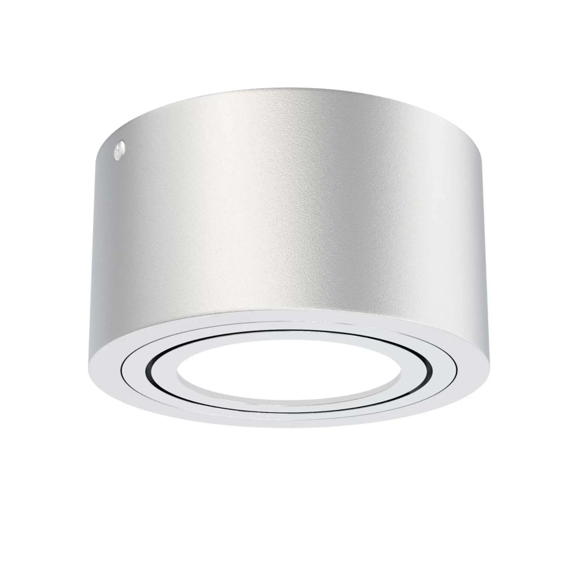 BRI 7121-014 LED přisazené svítidlo, pr. 9 cm, 5 W, stříbrná - BRILONER