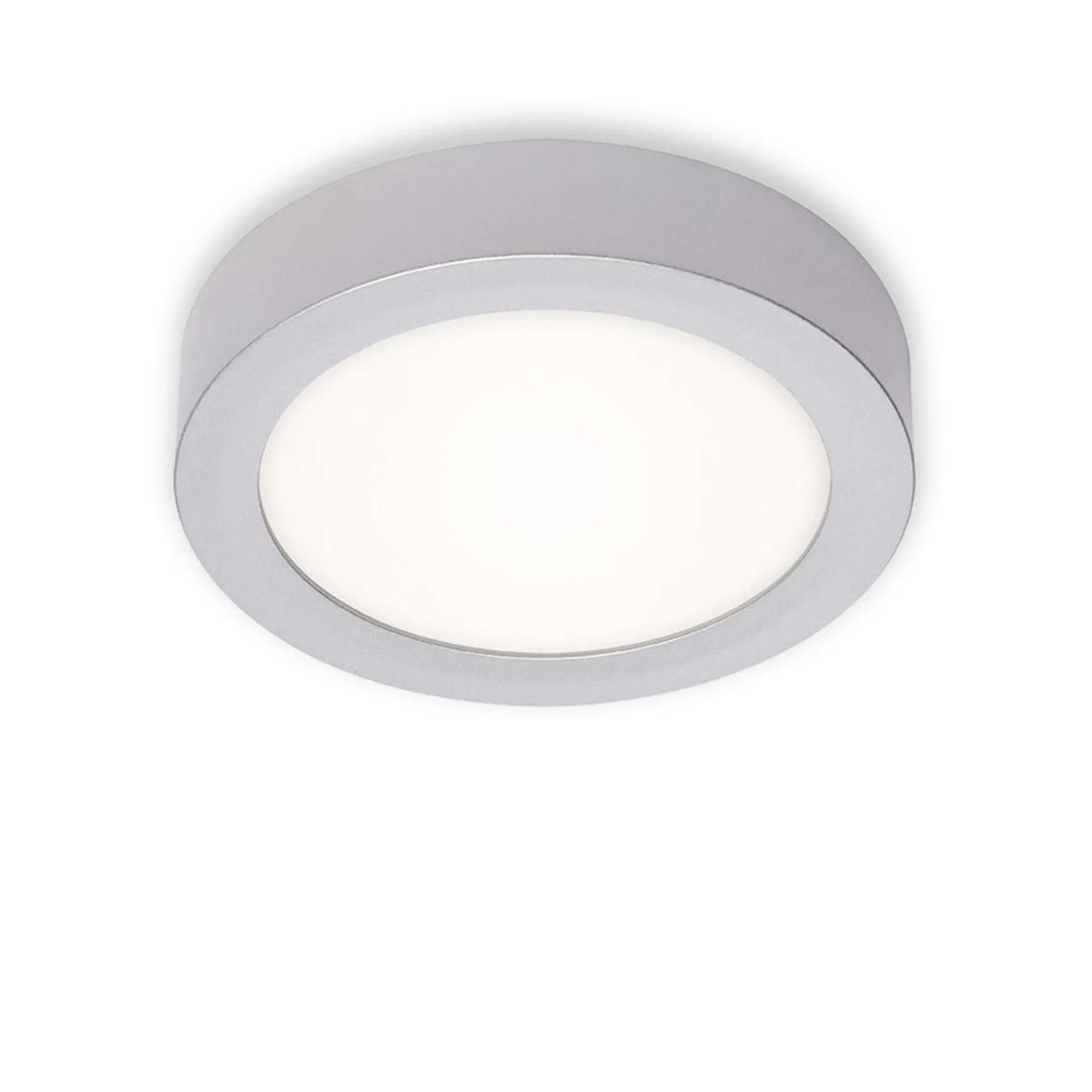 BRI 7122-414 LED stropní svítidlo, pr. 17 cm, 11 W, matný chrom, 4000 K - BRILONER