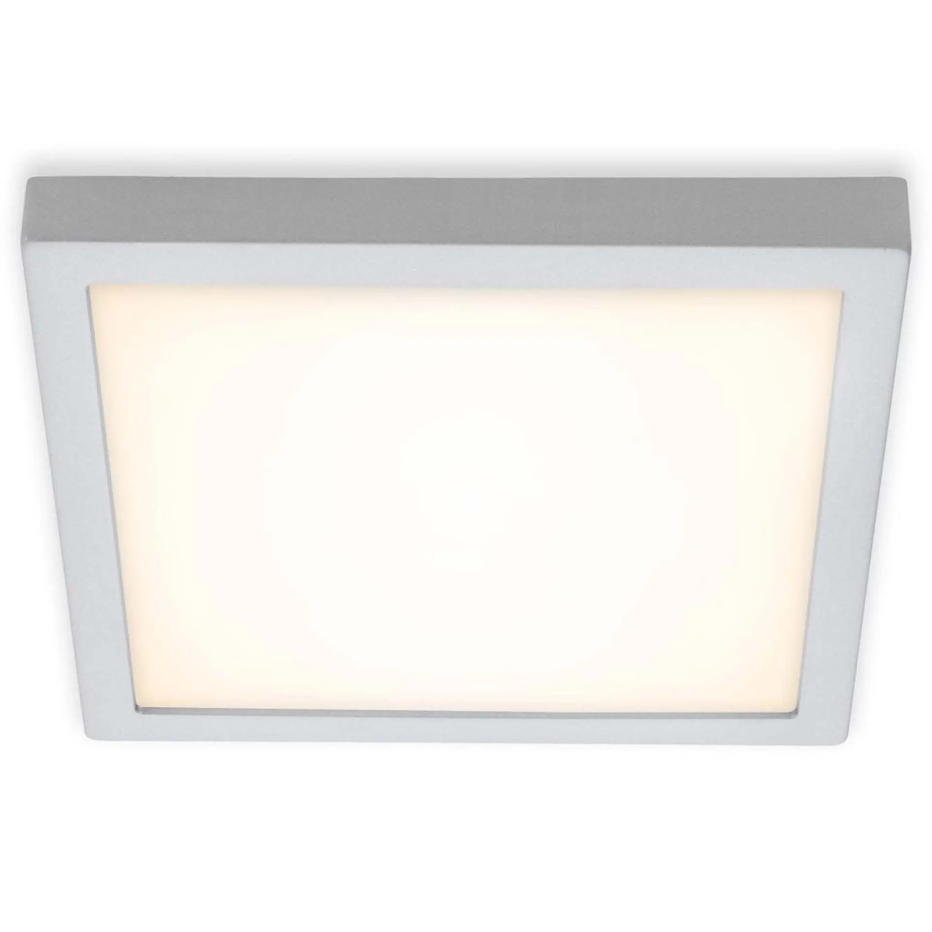 BRI 7142-014 LED stropní svítidlo, 30 cm, 21 W, matný chrom - BRILONER