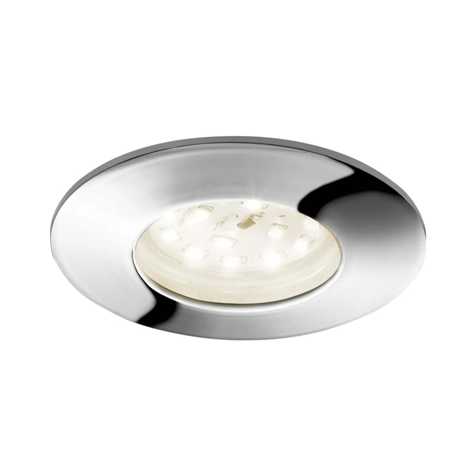 BRI 7204-018 LED vestavné svítidlo, pr. 7,5 cm, chrom - BRILONER