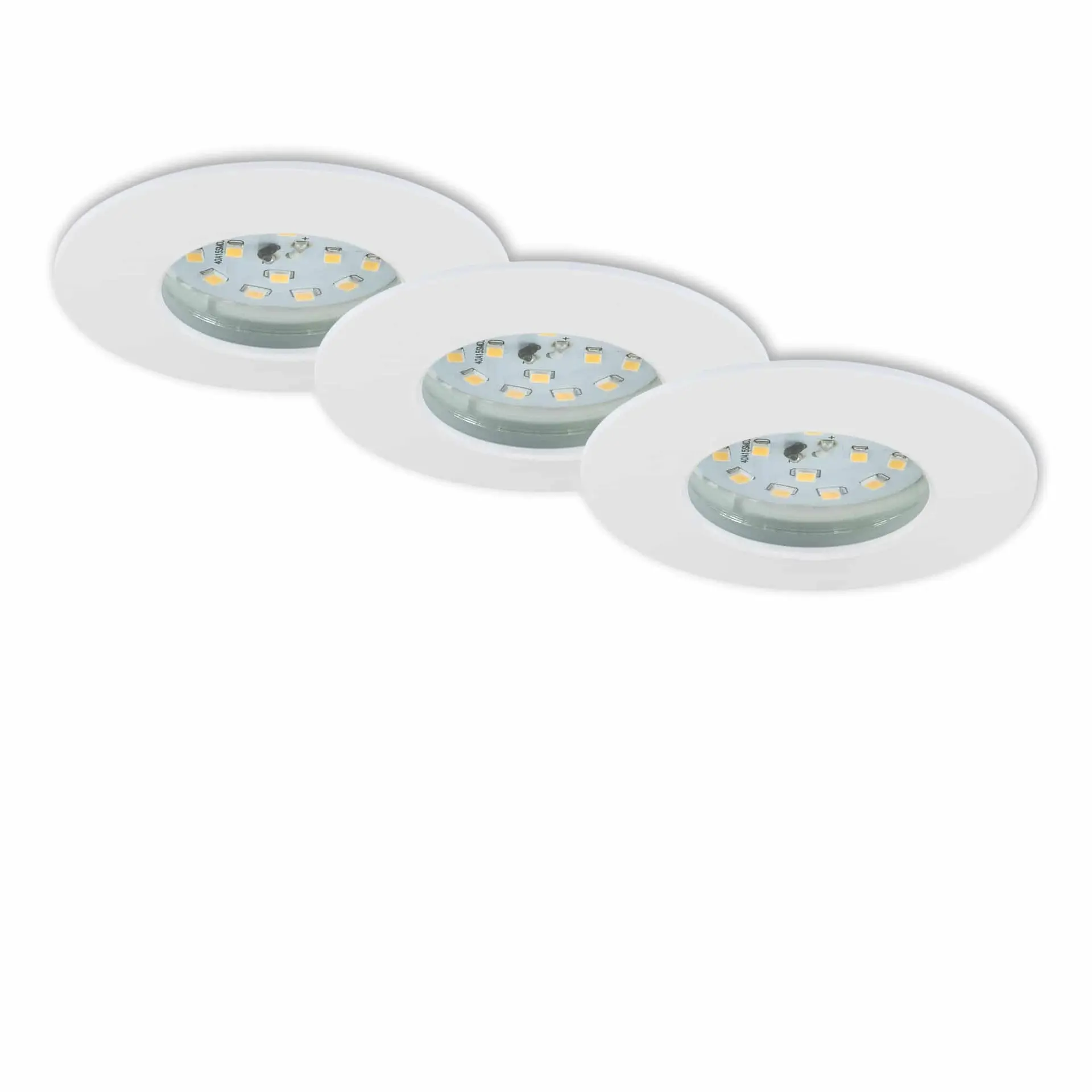 BRI 7231-036 3ks sada LED vestavné svítidlo, pr. 7,5 cm, 5,5 W, bílé - BRILONER