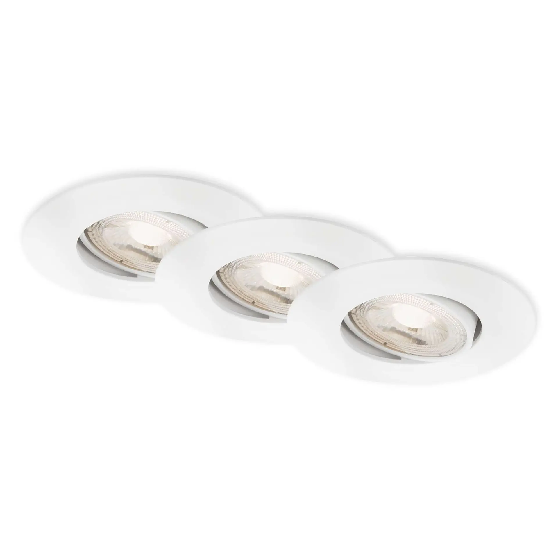BRI 7602036 LED vestavné svítidlo 4,4 cm 3x 4,9 W 480lm bílé - BRILONER