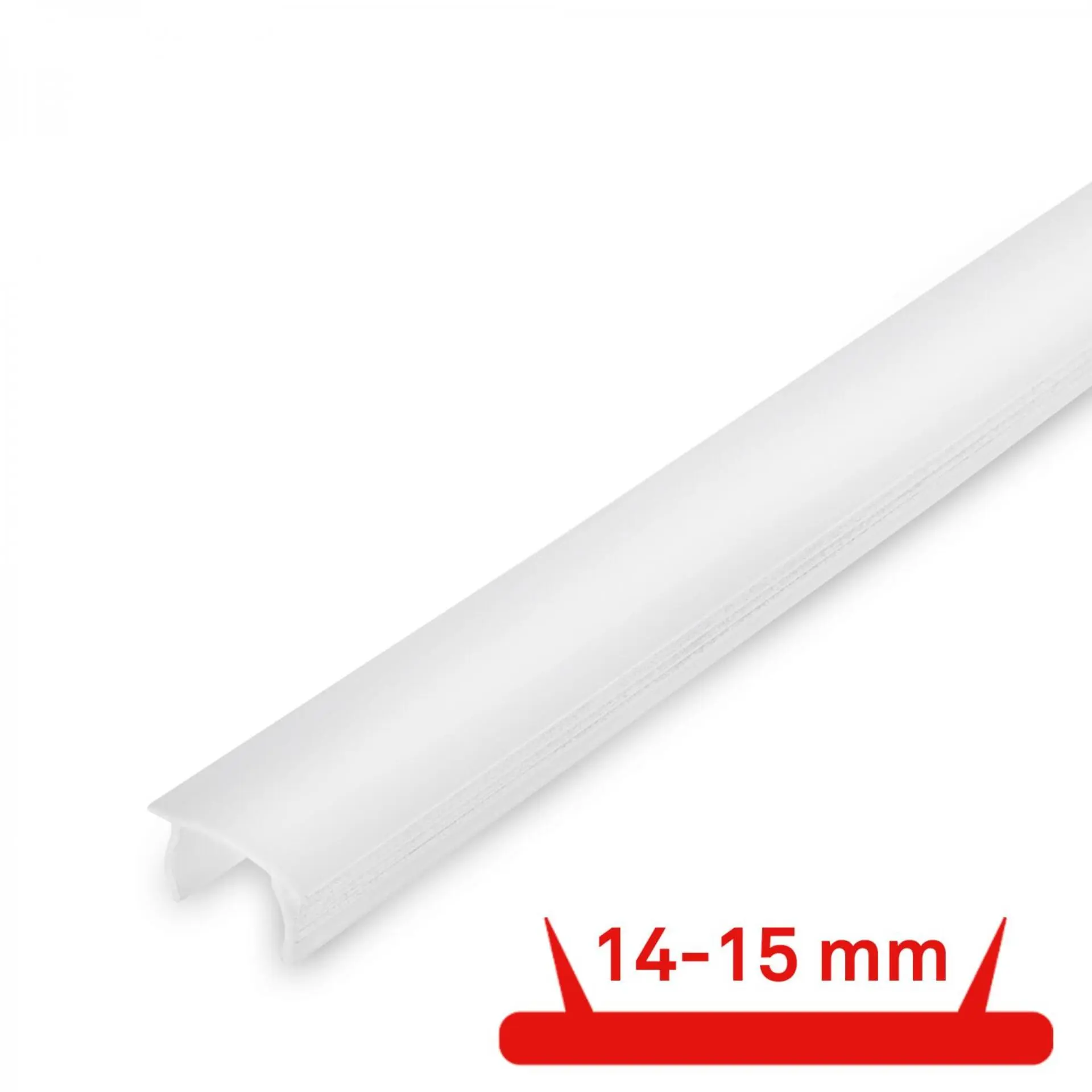 BRI 8024006 AKCE - Pimp your panel difuzor 14-15mm pro nástěnné panely, 130cm, zkrátitelný, klipový, bílá - BRILONER