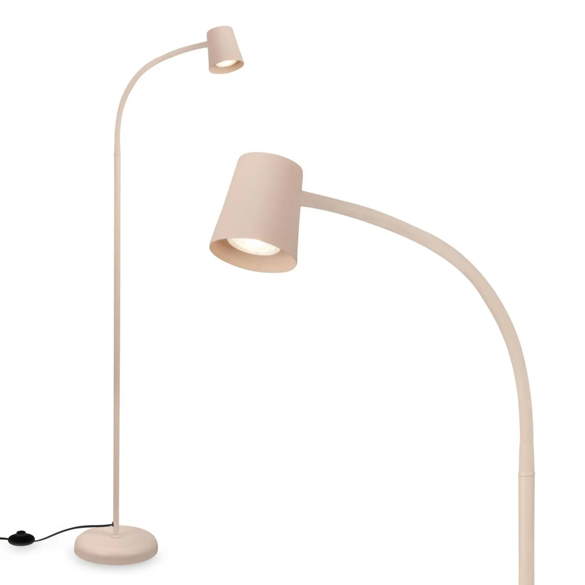 BRILONER Skriva stojanová lampa – nastavitelná, vypínač, GU10 patice, max. 9W, béžová 1476011