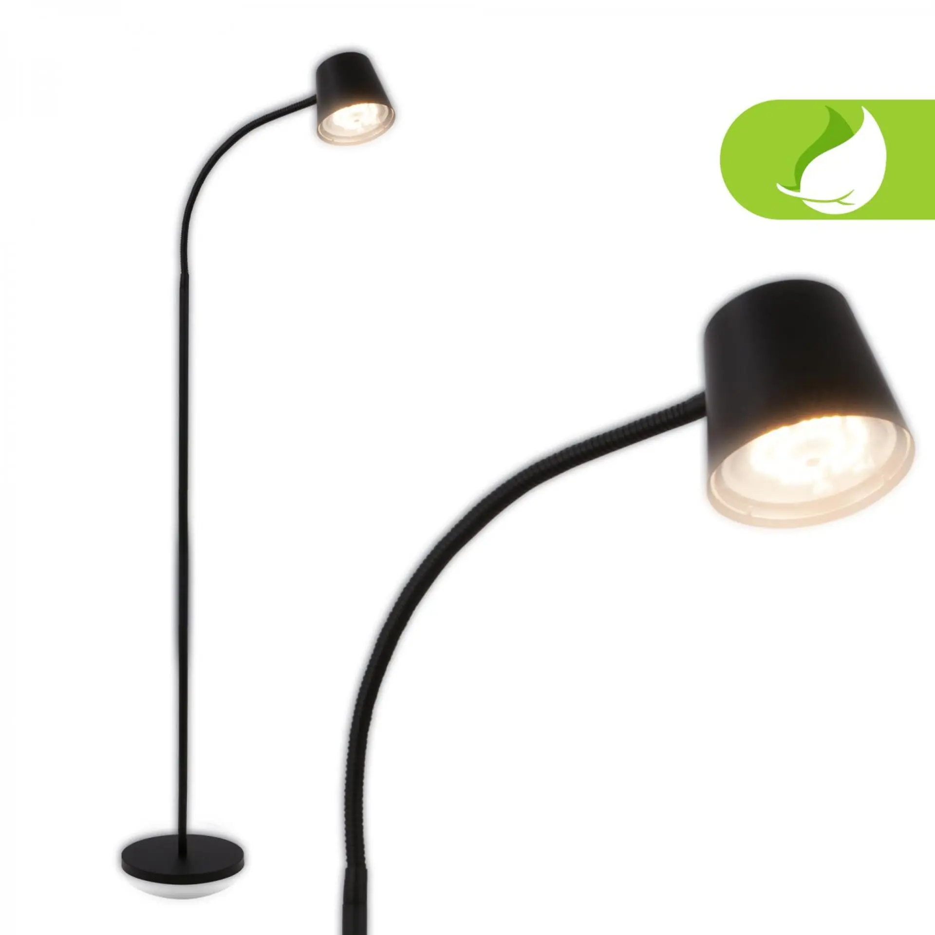 BRILONER Cielo LED stojanová bezdrátová lampa, stmívatelná, dotykový vypínač, černá 1502015