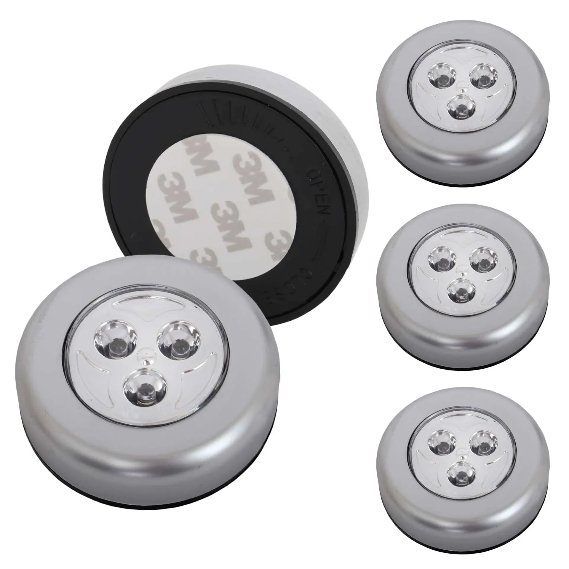 BRILO 2633-054 LED skříňkové svítidlo pr. 6,8 cm 15x0W titan - BRILO