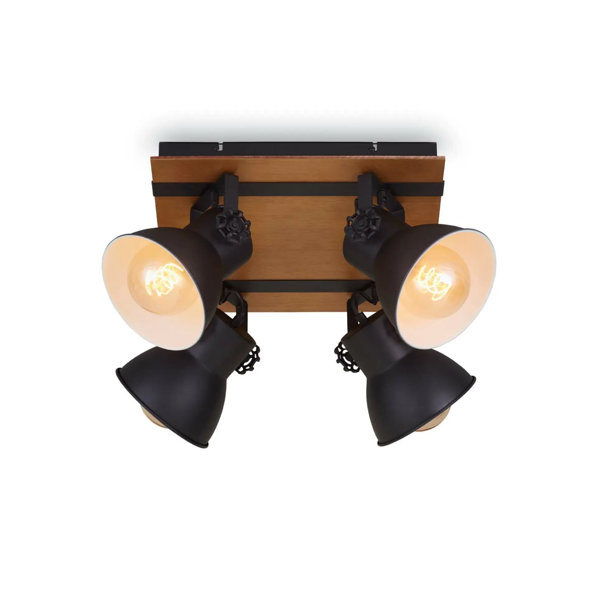 BRILO 2742-045 Bodové svítidlo 38 cm 4x E27 40W černá - BRILO