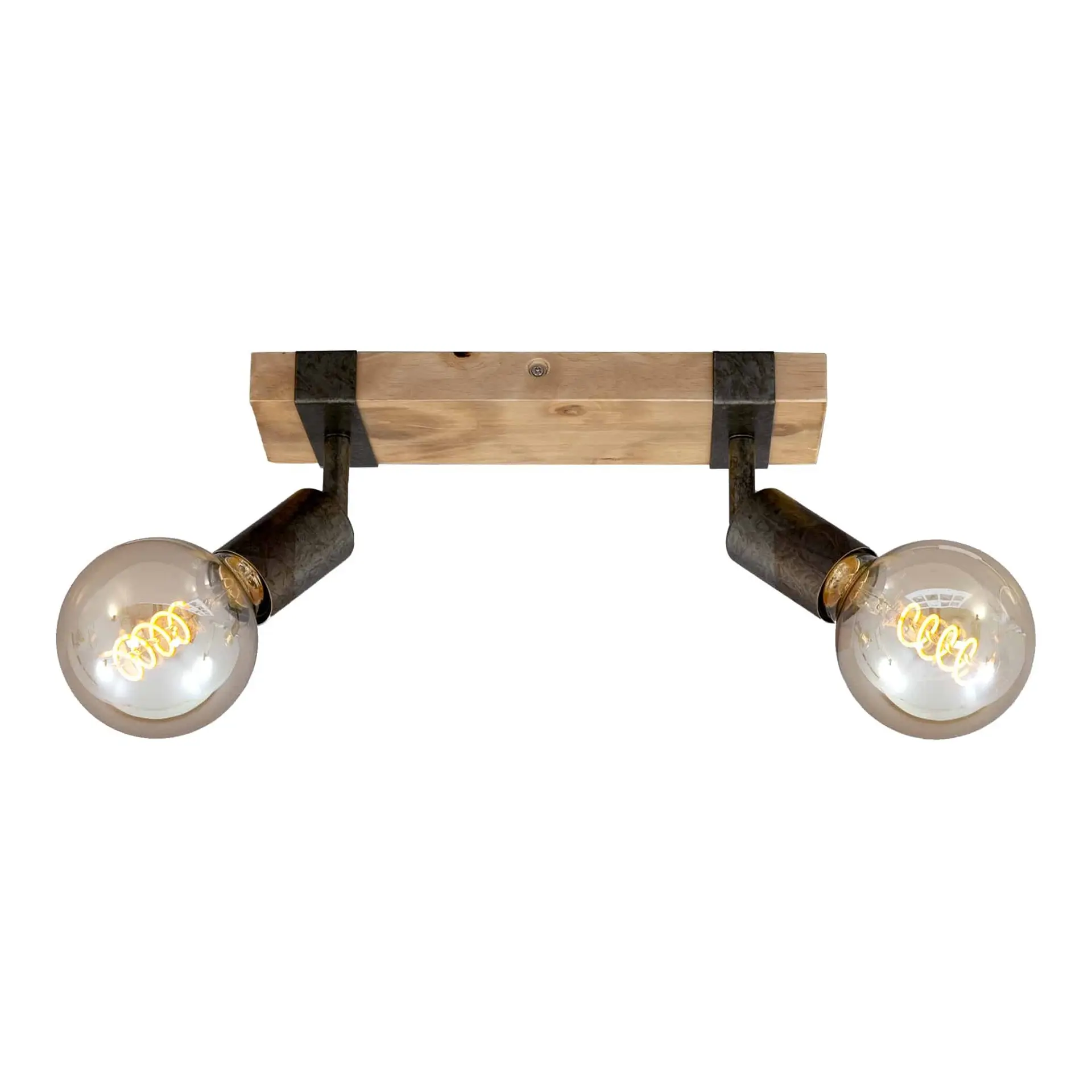 BRILONER Bodové svítidlo 28 cm 2x E27 25W šedá BRILO 2900-021