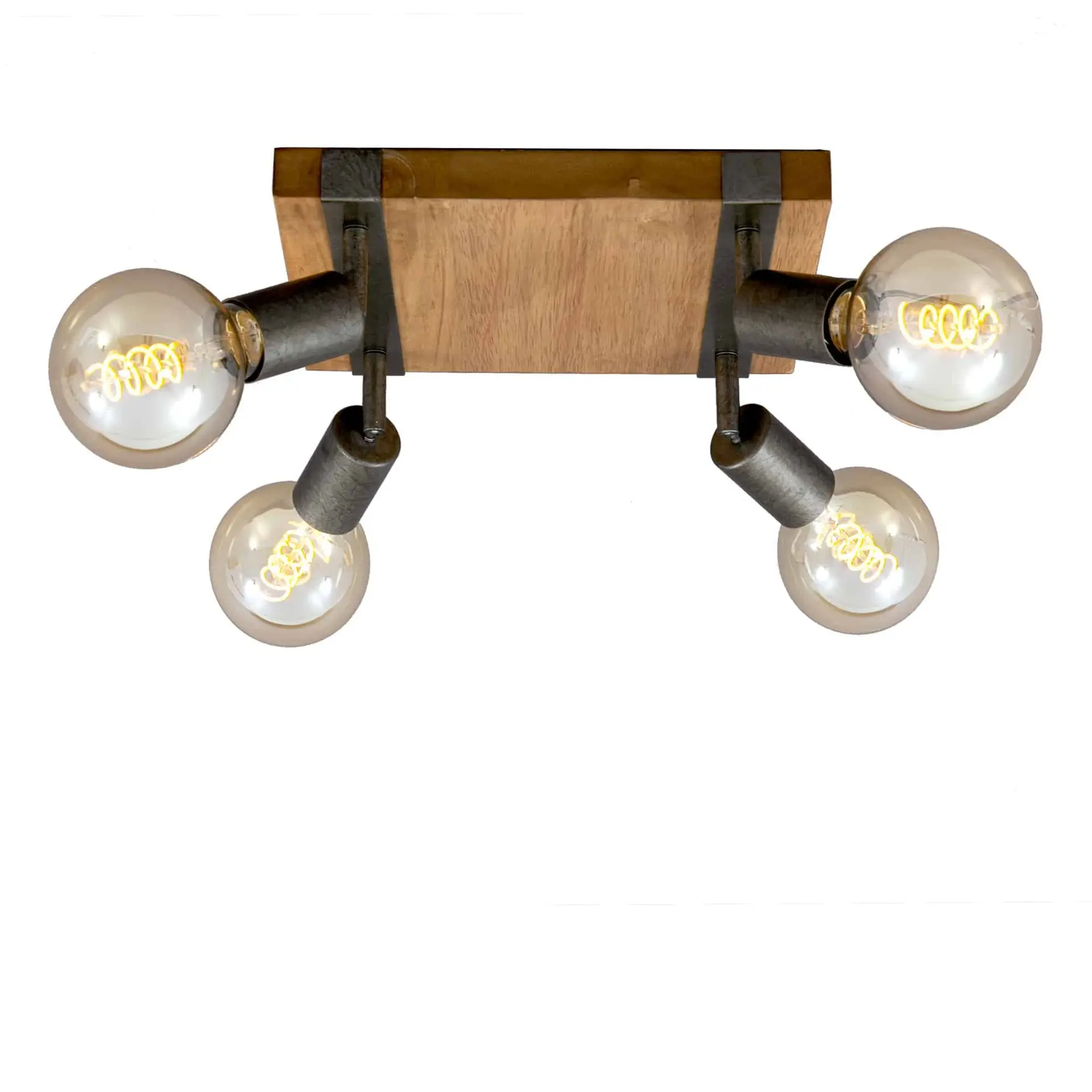 BRILO 2900-041 Bodové svítidlo 28 cm 4x E27 25W šedá - BRILO
