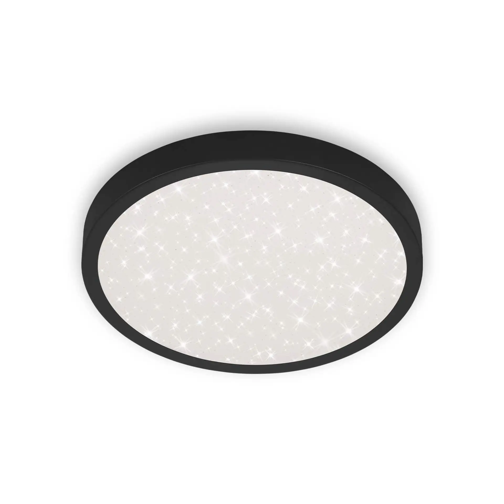 BRILO 3071-015 LED stropní svítidlo hvězdné nebe, pr. 38 cm, 24 W, 3000 lm, černá - BRILO