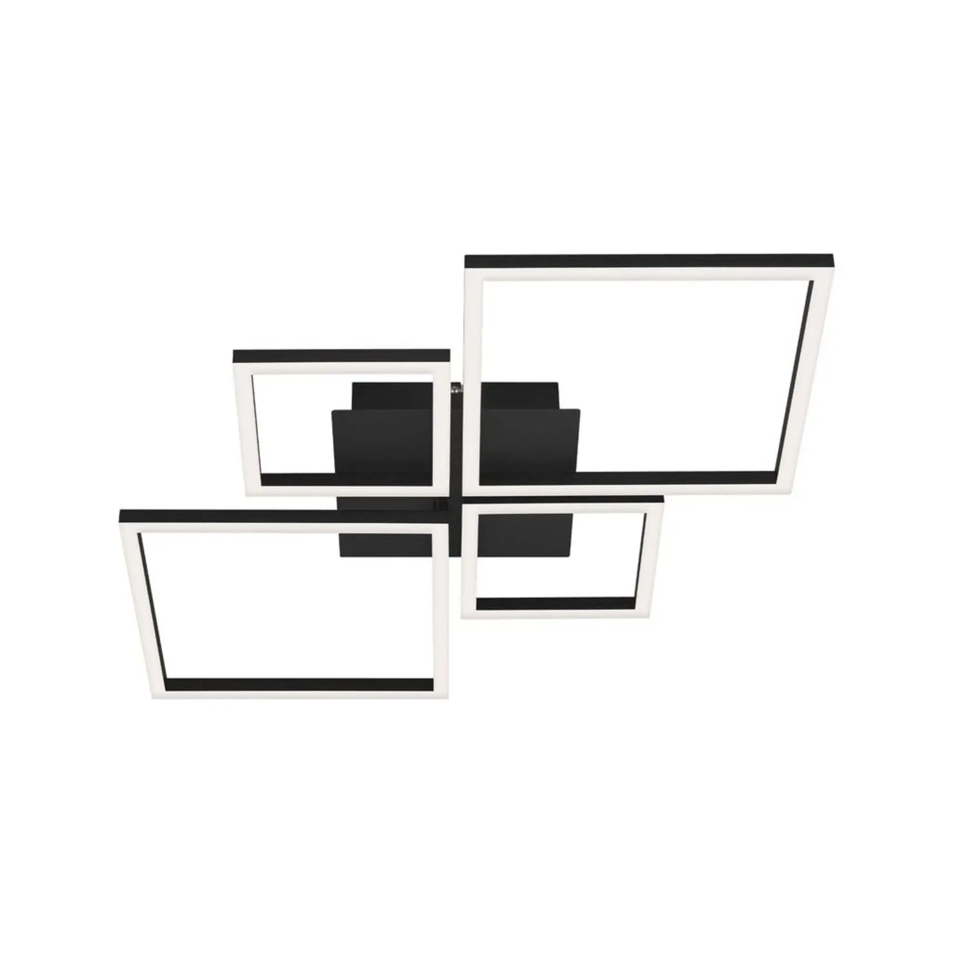 BRILO 3128-015 LED rám 75 cm 2x48W 4000lm černá - BRILO