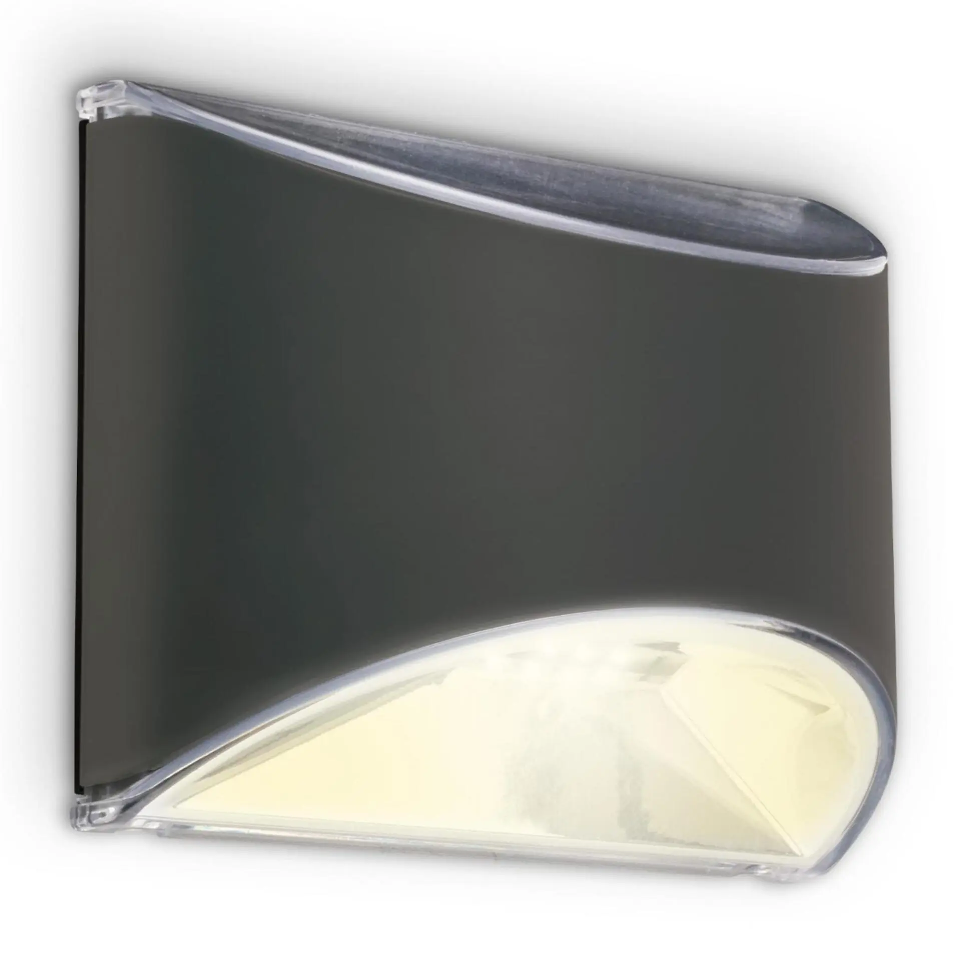 BRILONER Solární LED nástěnné svítidlo, 10 cm, antracit 3133015