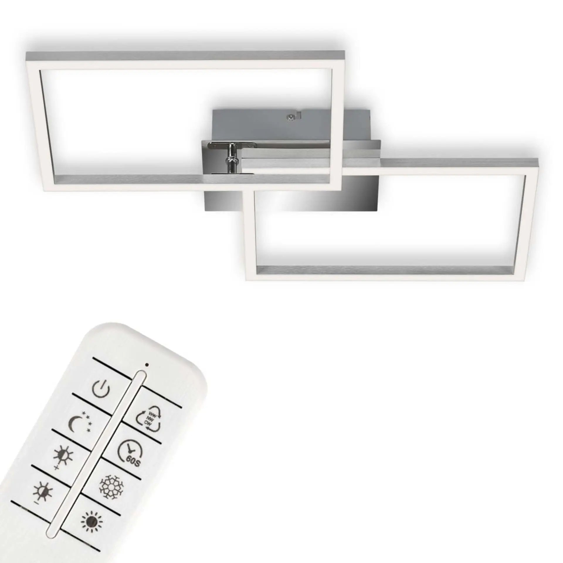 BRILO 3149-018 LED CCT rám 50 cm 2x15W 1650lm chrom - BRILO