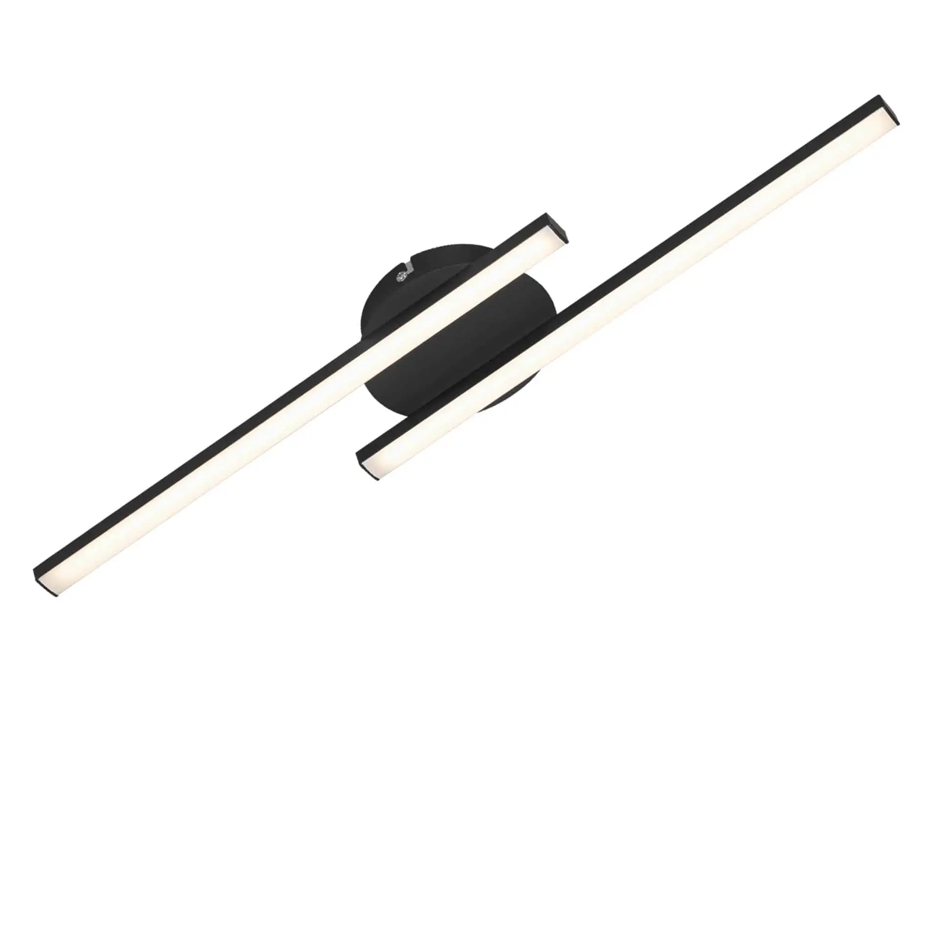 BRILO 3448-015 LED nástěnné a stropní svítidlo, 55,5 cm, 12 W, černá - BRILO