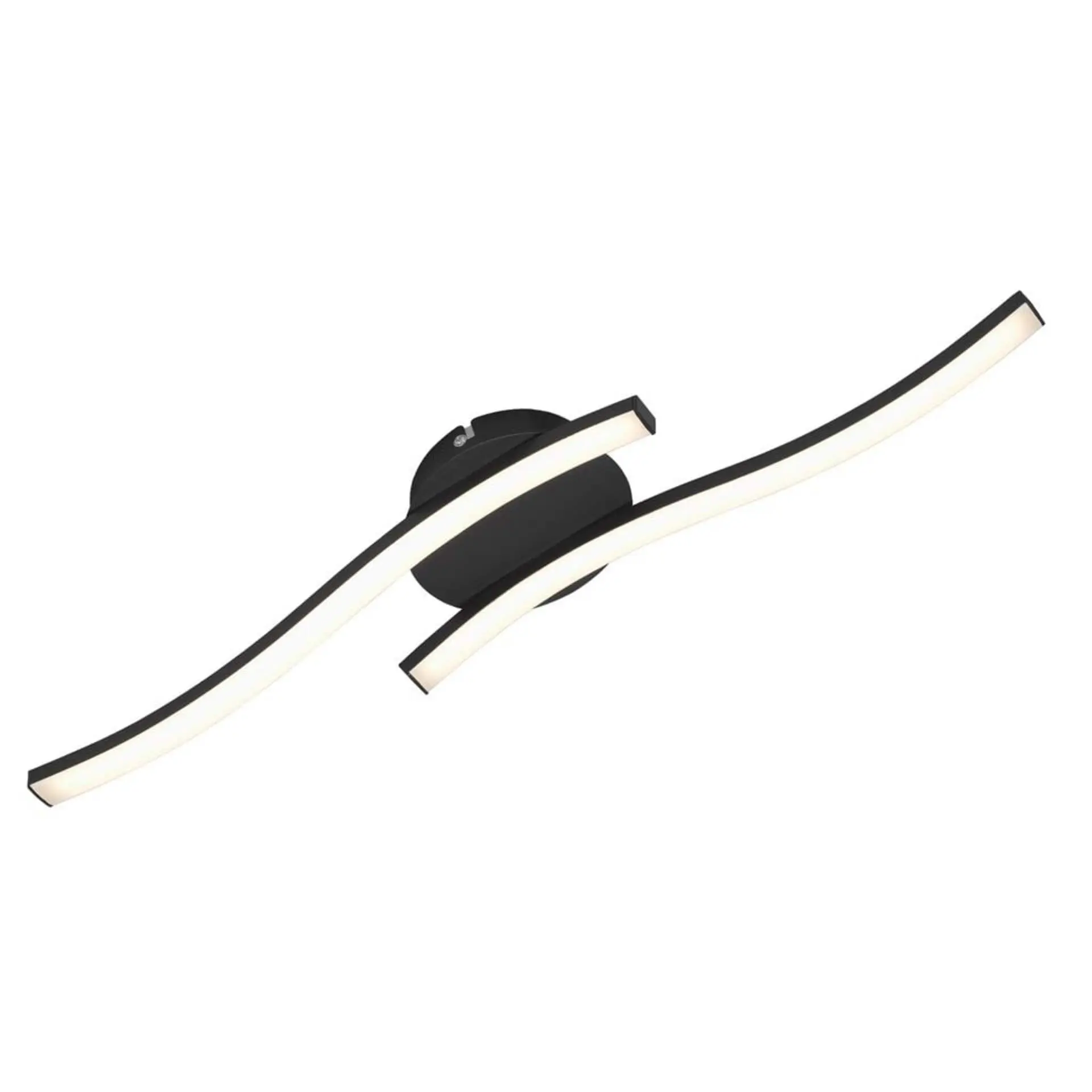 BRILO 3449-015 LED nástěnné a stropní svítidlo, 55,5 cm, 12 W, černá - BRILO