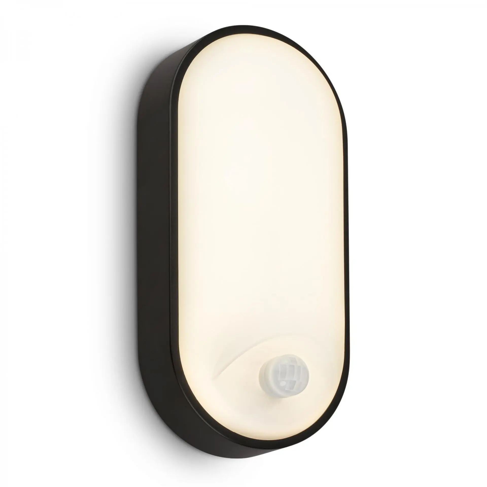 BRILONER Ruch LED venkovní nástěnné svítidlo, pohybové čidlo, IP65, černá 3830015