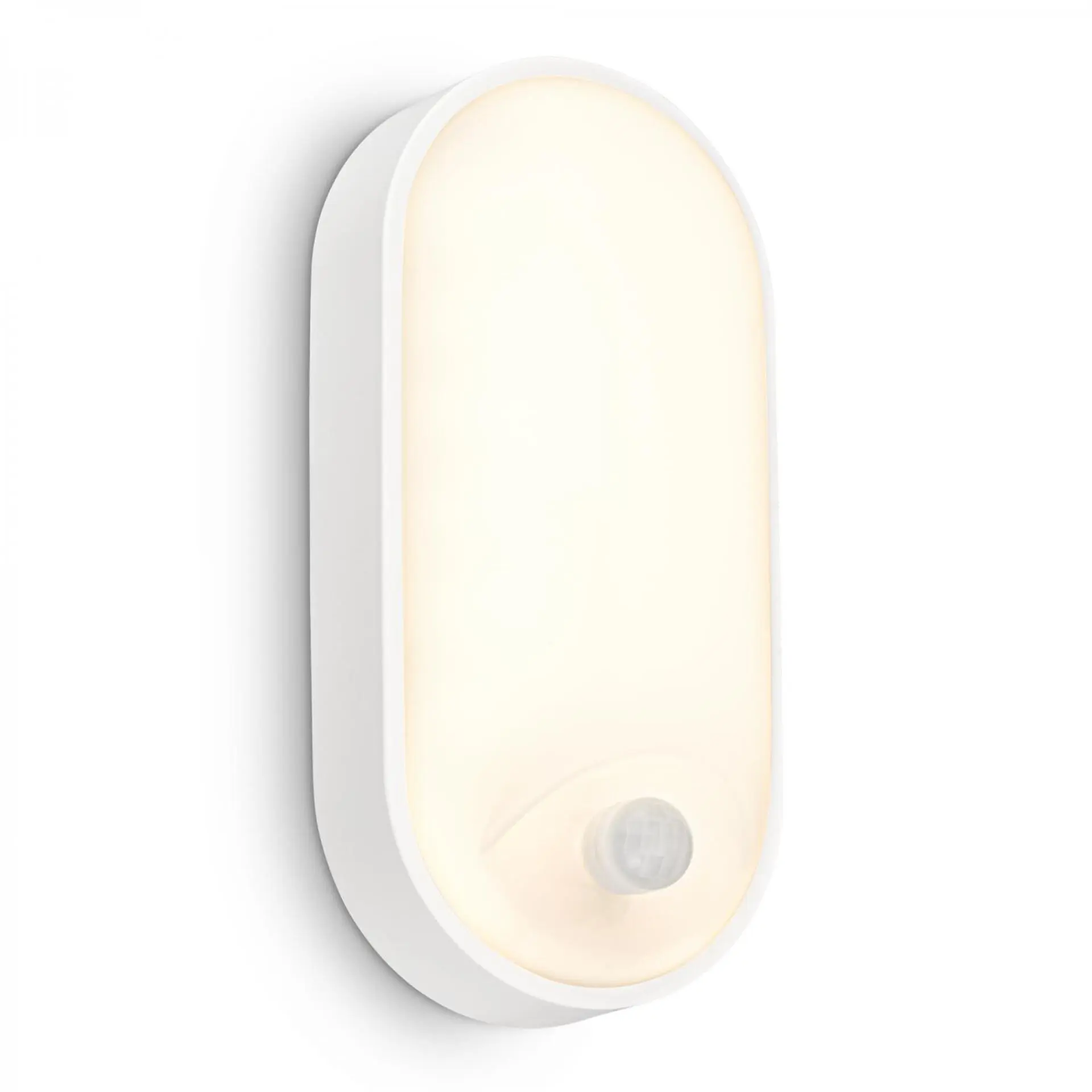 BRILONER Ruch LED venkovní nástěnné svítidlo, pohybové čidlo, IP65, bílé 3830016