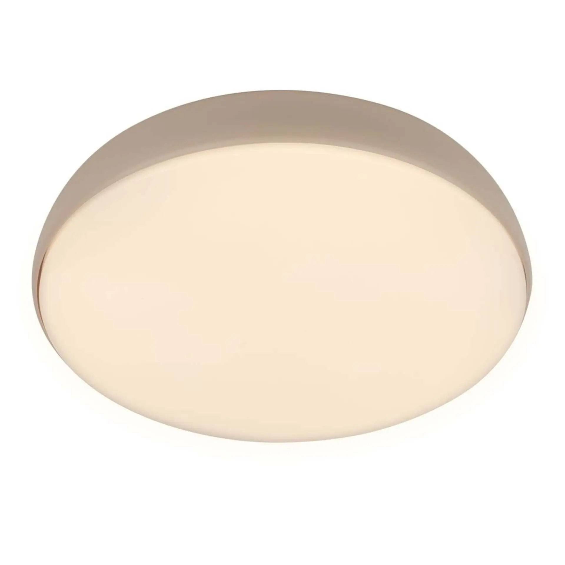 BRILO 3876011 Nikan stropní svítidlo pr.28,5 cm - 22W, 2300lm, LED, stmívatelné, CCT, dálkový ovladač, béžové - BRILO