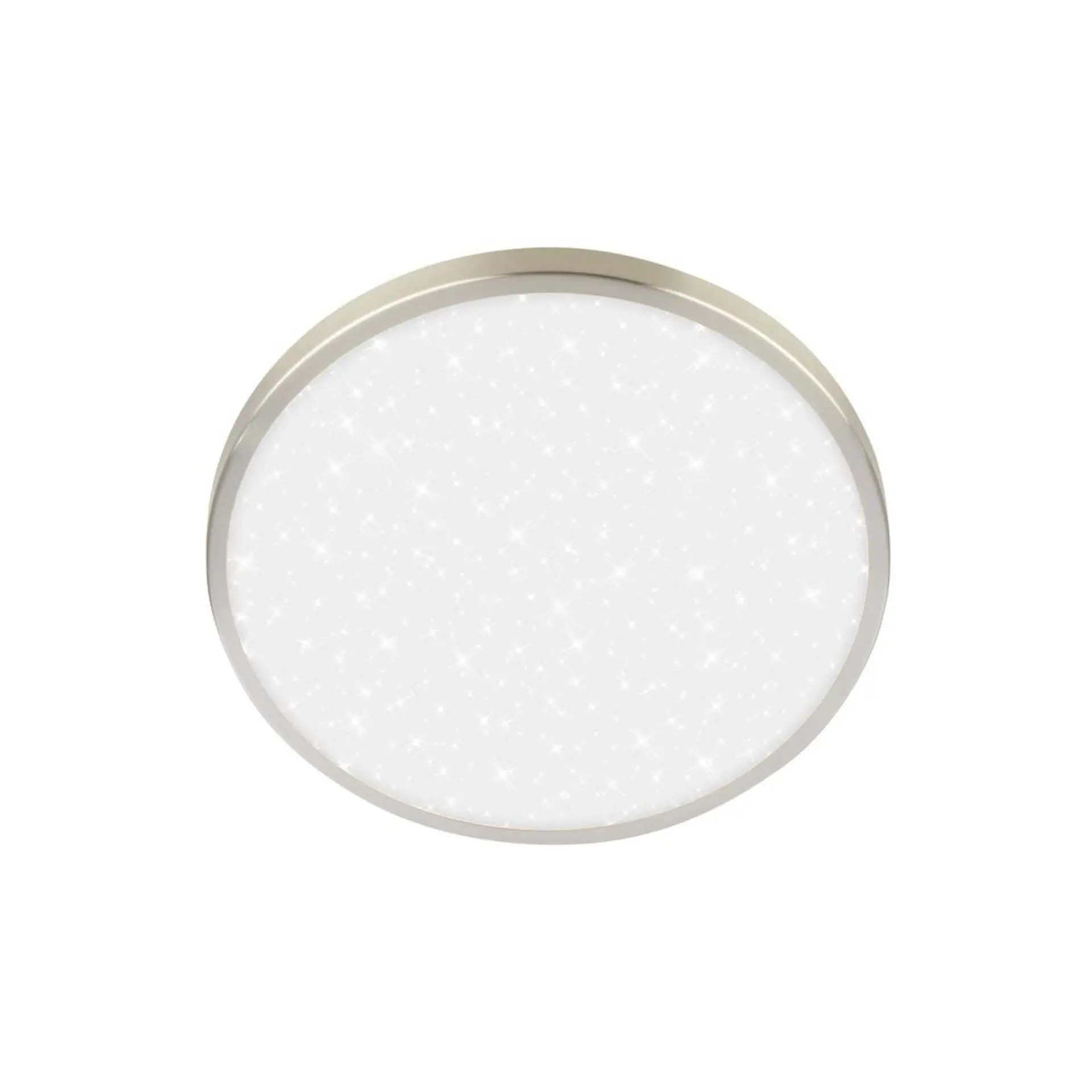 BRILO 3902012 Competo stropní svítidlo pr.24 cm - 12W, 1300lm, LED, neutrální bílá, matný nikl - BRILO