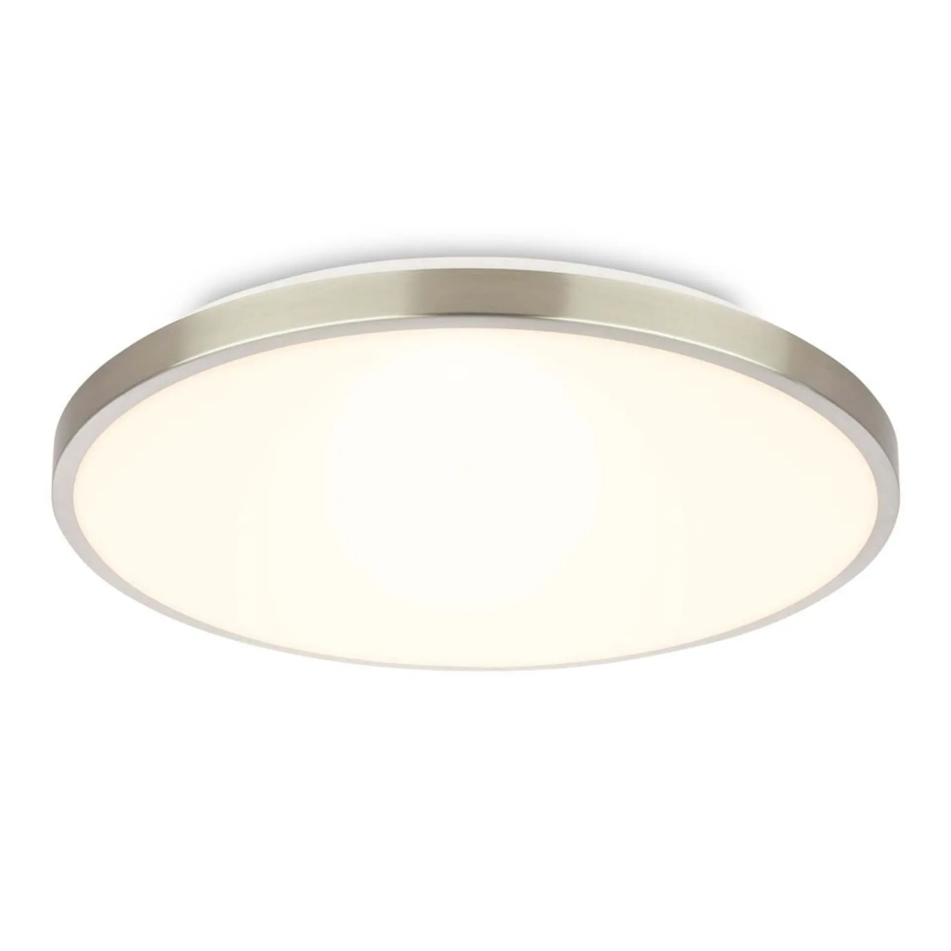 BRILO 3903012 Competo stropní svítidlo pr.33 cm - 22W, 2400lm, LED, teplá bílá, matný nikl - BRILO