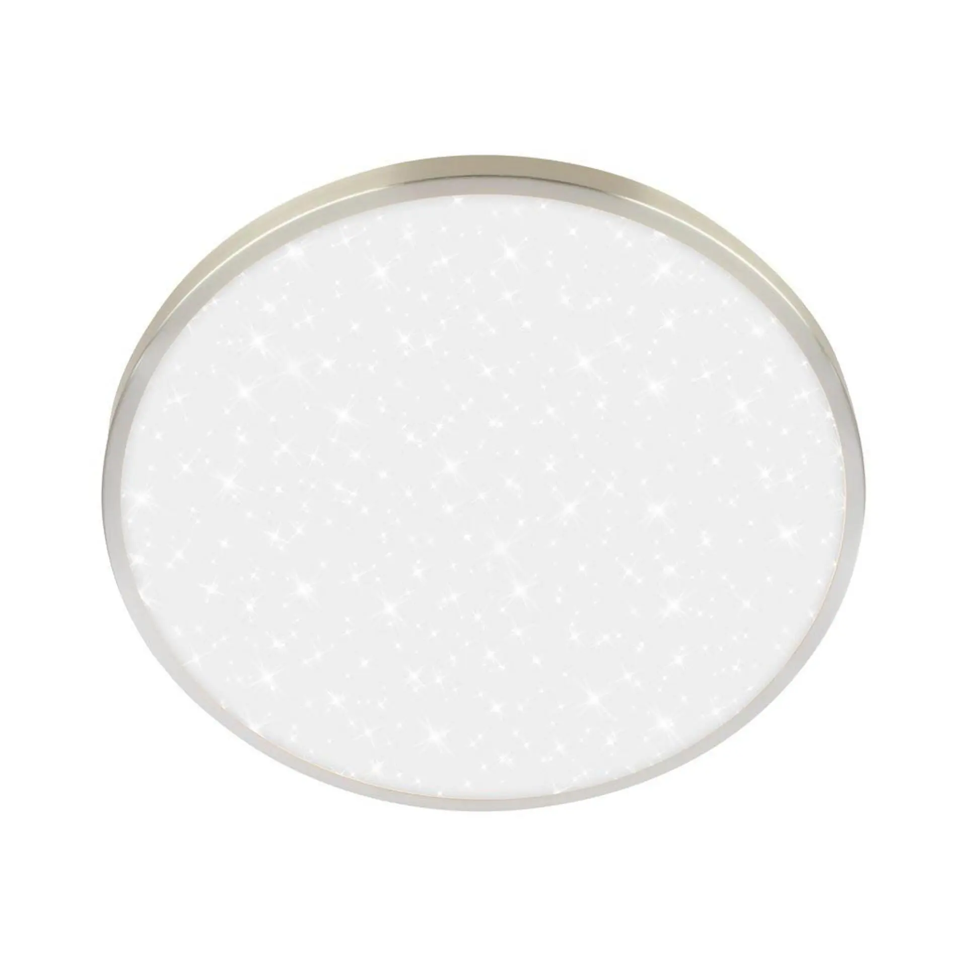 BRILO 3904012 Competo stropní svítidlo pr.33 cm - 22W, 2400lm, LED, neutrální bílá, matný nikl - BRILO