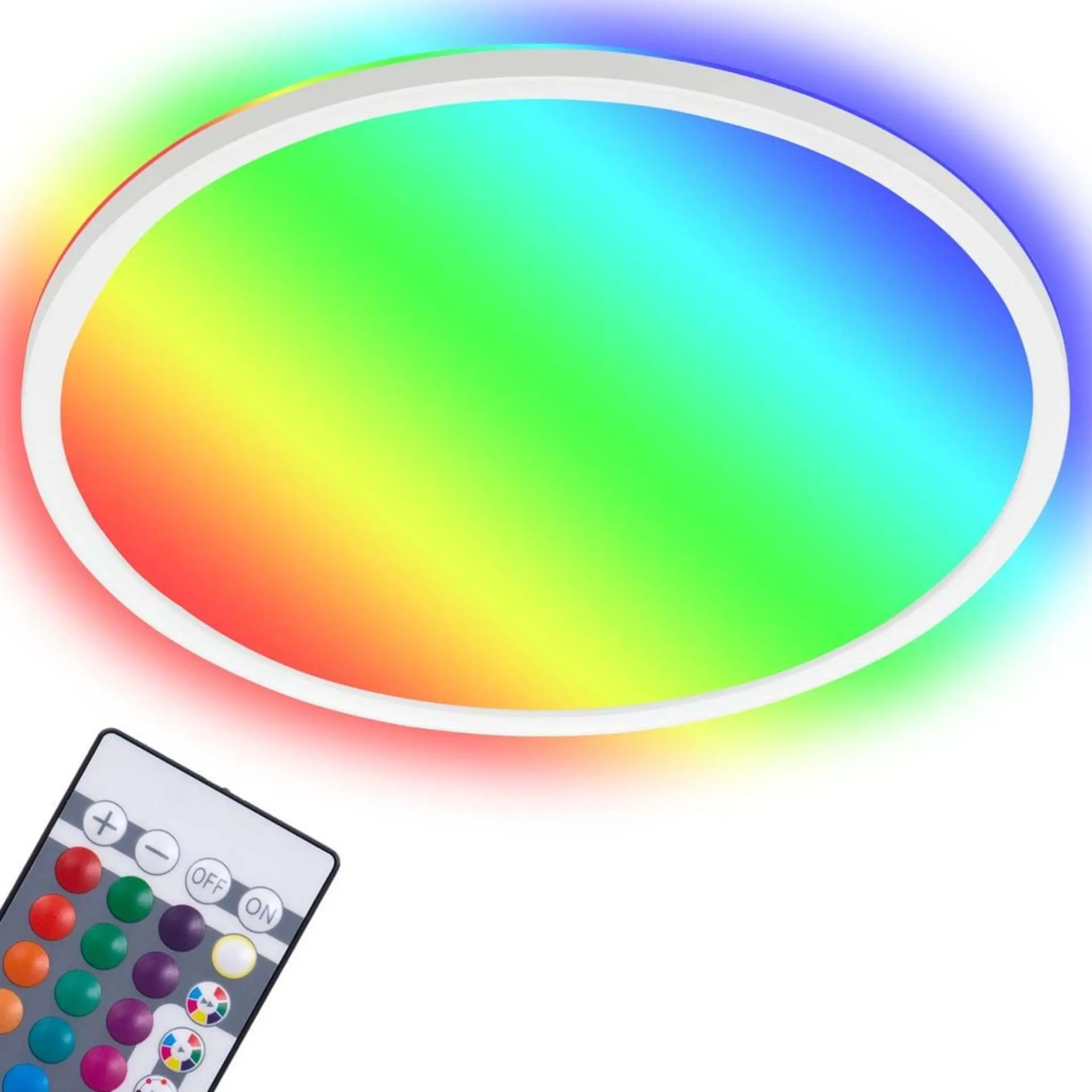 BRILO 7092-416 Slim svítidlo LED panel, pr. 29,3 cm, 1850 lm, 15 W, bílé - BRILO