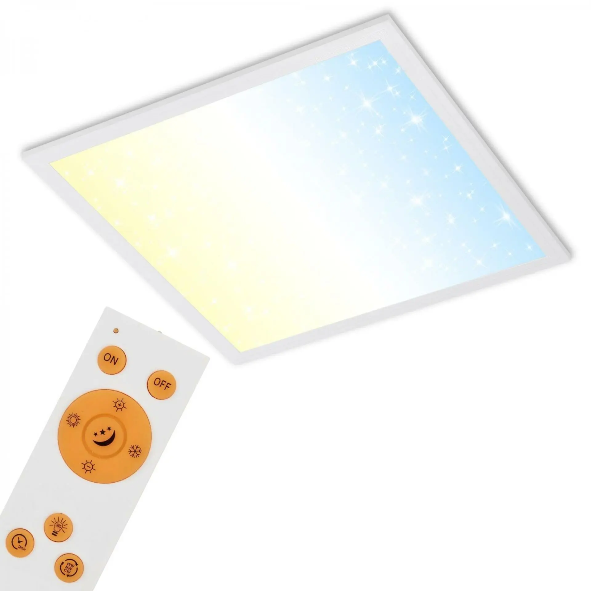 BRILONER Hvězdné nebe svítidlo LED panel, 29,5 cm, 1800 lm, 18 W, bílé BRILO 7301-016 POŠKOZENÉ ZBOŽÍ