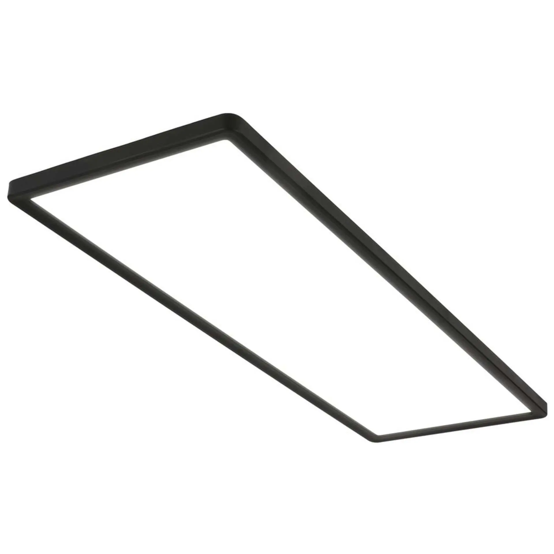 BRILO 7402-415 Ultraplochý LED panel s přímým a nepřímým osvětlením, 29,3 cm, LED, 22 W, 3000 lm, černá - BRILO