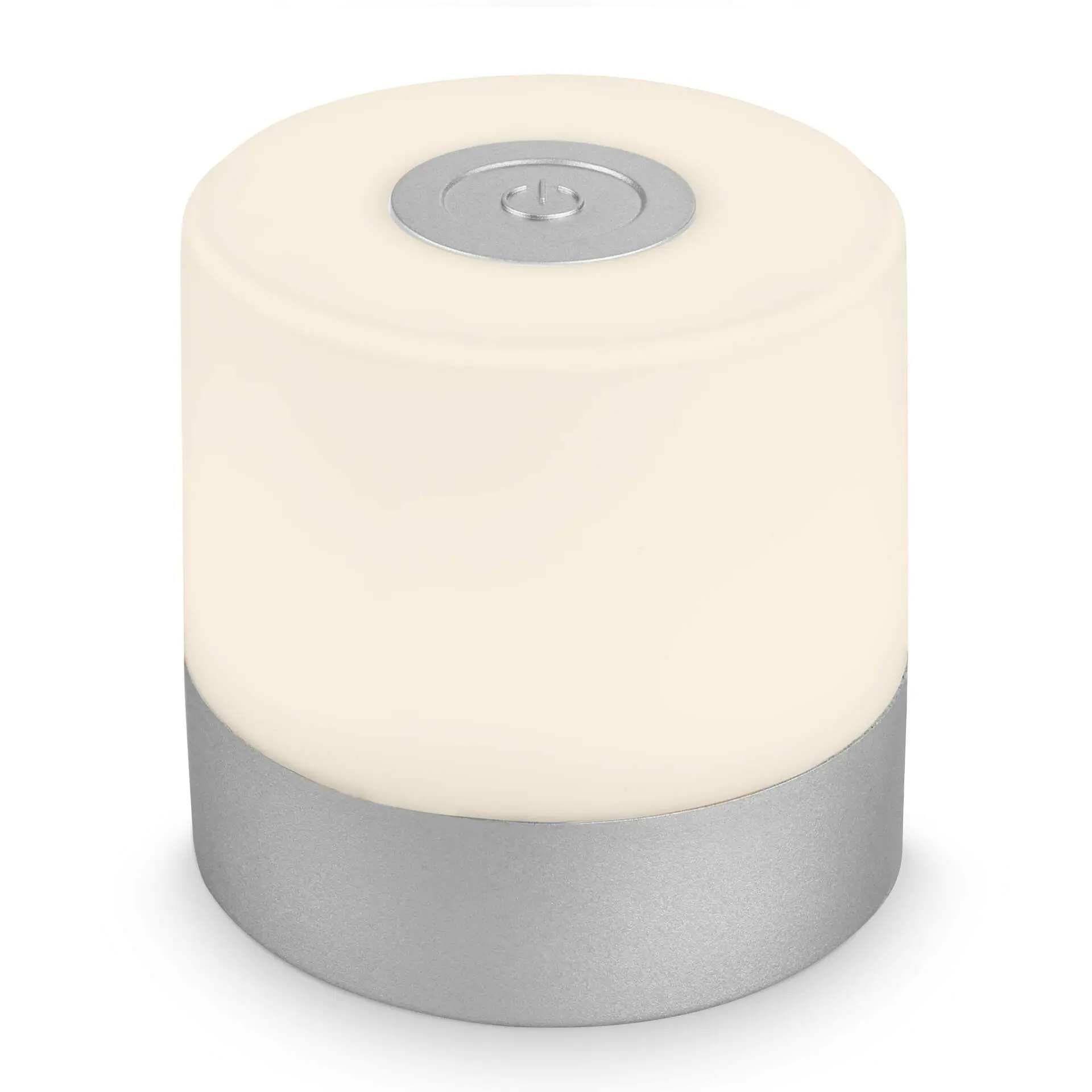 BRILO 7461014 LED nabíjecí stolní lampa, 7 cm, USB-C, 2W, 150lm, matný chrom - BRILO