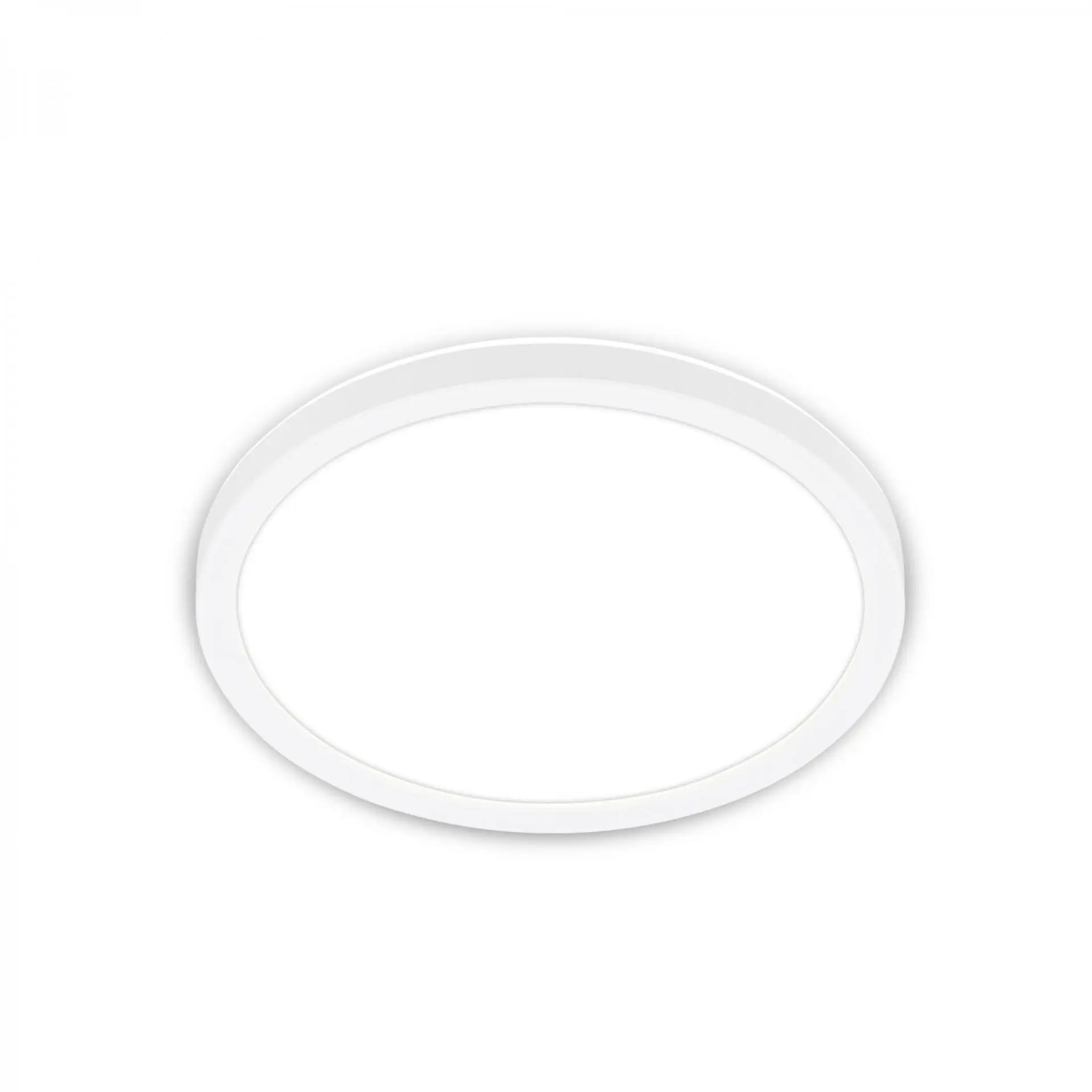 BRILONER Tava LED stropní svítidlo, ploché, přímé a nepřímé osvětlení, 1900 lm, 16 W, bílé, kruhové 24 cm 7515416