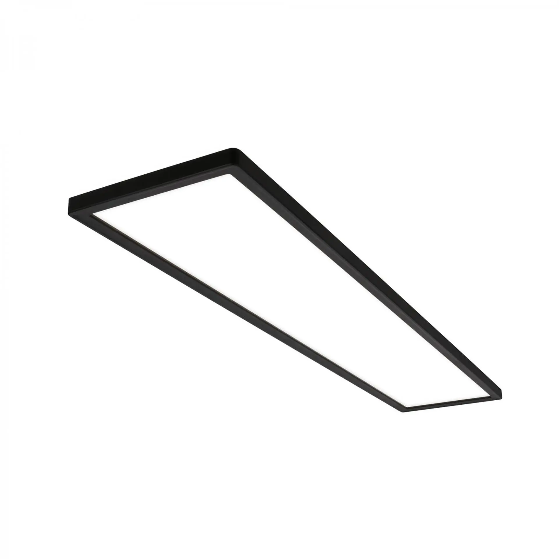 BRILONER Tava LED stropní svítidlo 98cm, ploché, přímé a nepřímé osvětlení, černá 7519415