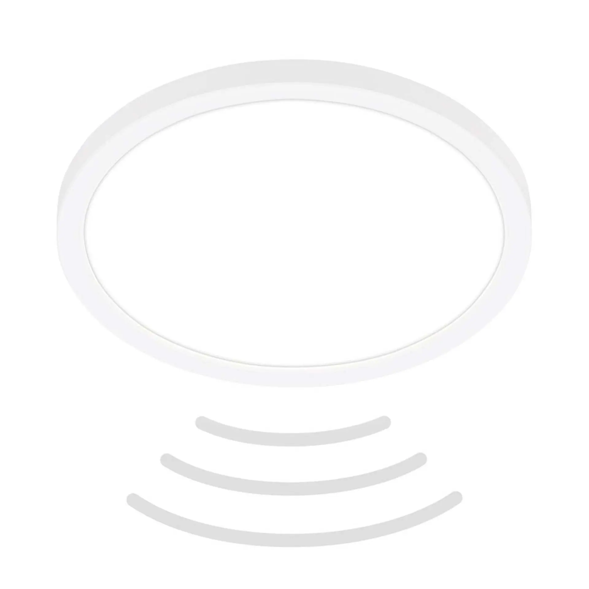 BRILO 7524416 Move LED stropní svítidlo IP44, přímé a nepřímé osvětlení, pohybové čidlo, kruhové 24 cm, bílé - BRILO
