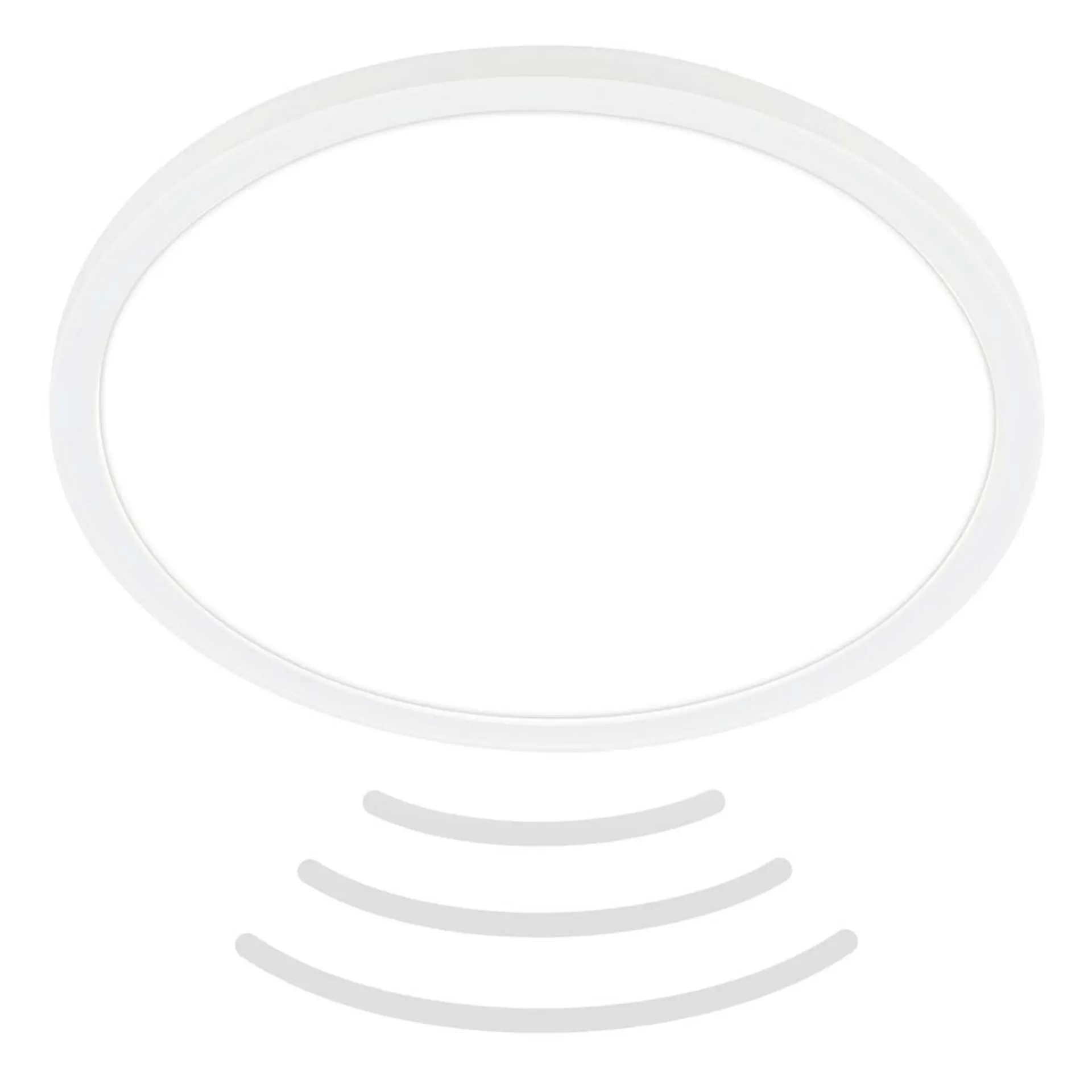 BRILO 7525416 Move LED stropní svítidlo IP44, přímé a nepřímé osvětlení, pohybové čidlo, kruhové 29 cm, bílé - BRILO