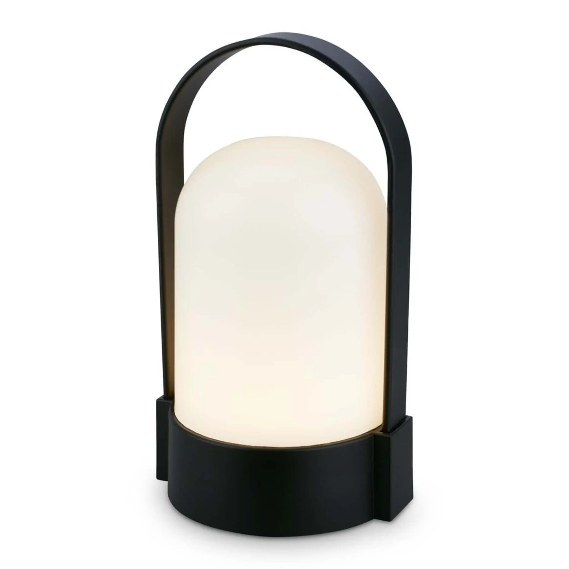 BRILO 7544015 Asa stolní lampička - 1W, 50lm, bezdrátová, LED, stmívatelné, teplá bílá, černá - BRILO