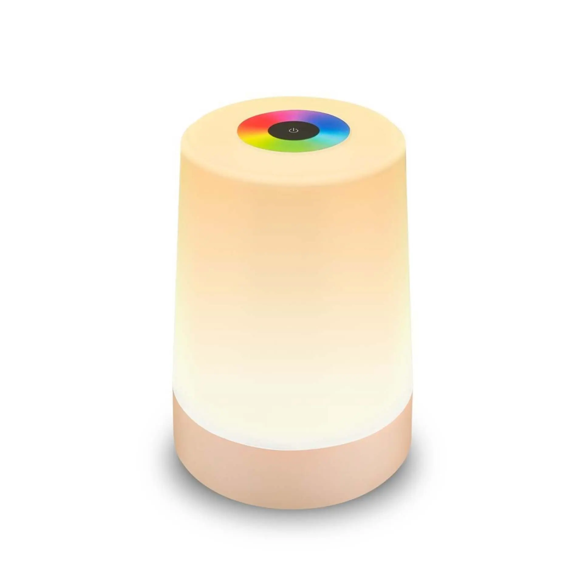 BRILO 7554011 Nubsi stolní lampička - 2,8W, 280lm, nabíjecí, LED, stmívatelné, RGB+W, béžová mat - BRILO