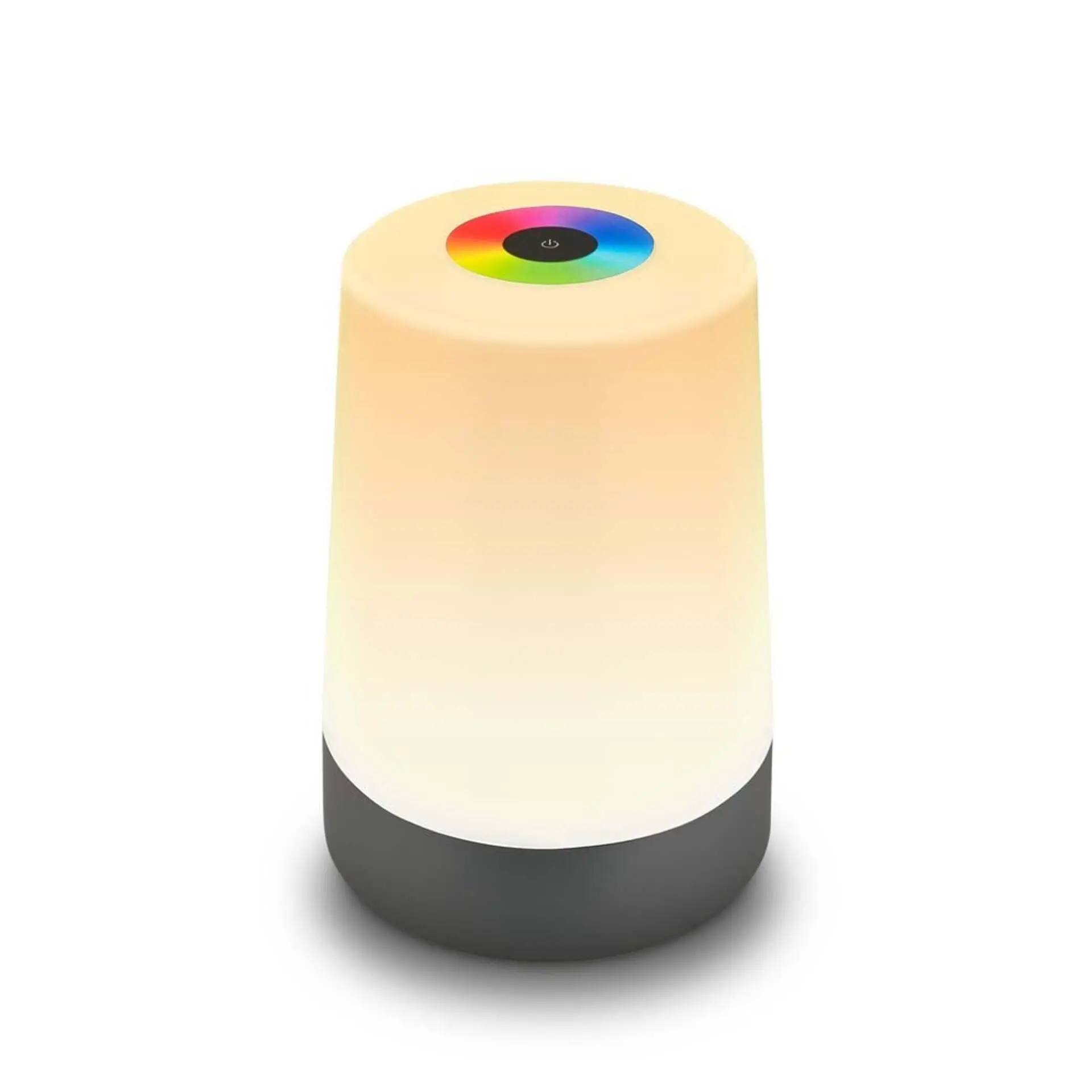 BRILO 7554015 Nubsi stolní lampička - 2,8W, 280lm, nabíjecí, LED, stmívatelné, RGB+W, antracit mat - BRILO