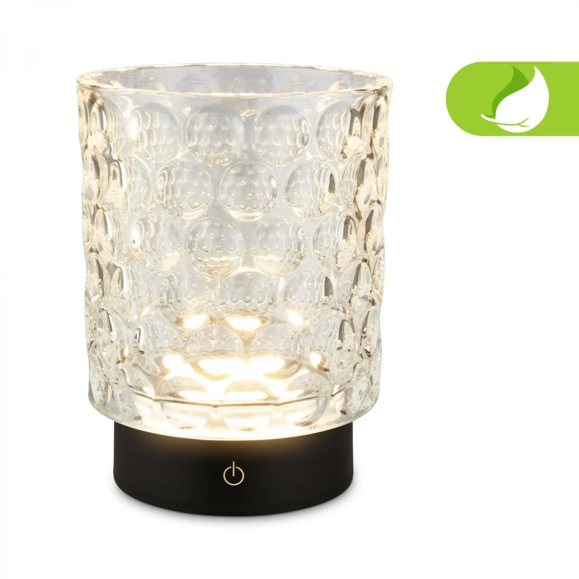 BRILONER Sunora LED stolní lampička bezdrátová IP44, stmívatelné, dotykový vypínač, čirá 7560015