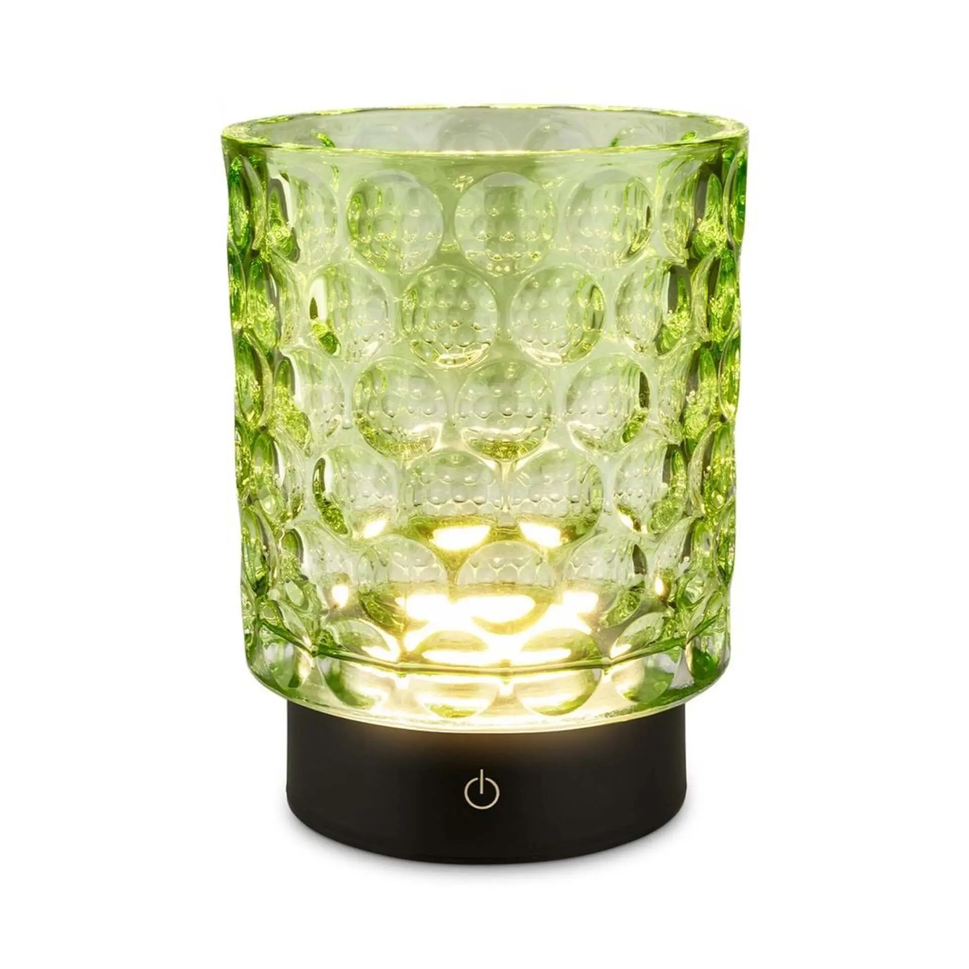 BRILO 7560019 Sunora LED stolní lampička bezdrátová IP44, stmívatelné, dotykový vypínač, zelená - BRILO
