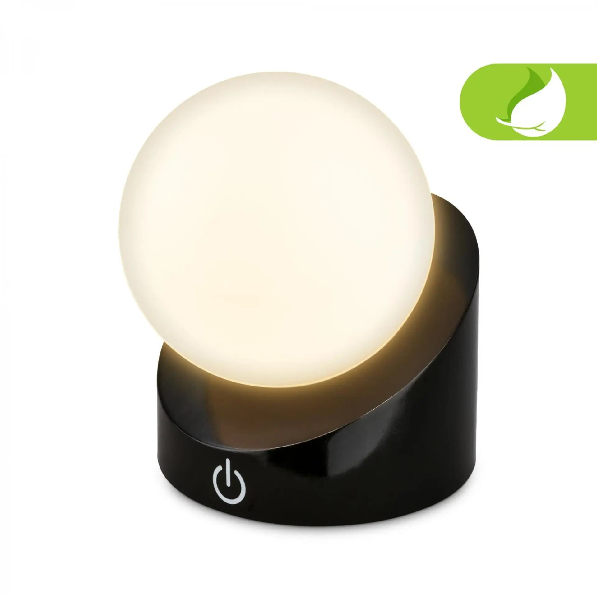 BRILONER Sora Mini LED stolní lampička bezdrátová IP54, stmívatelné, dotykový vypínač, černá 7561015