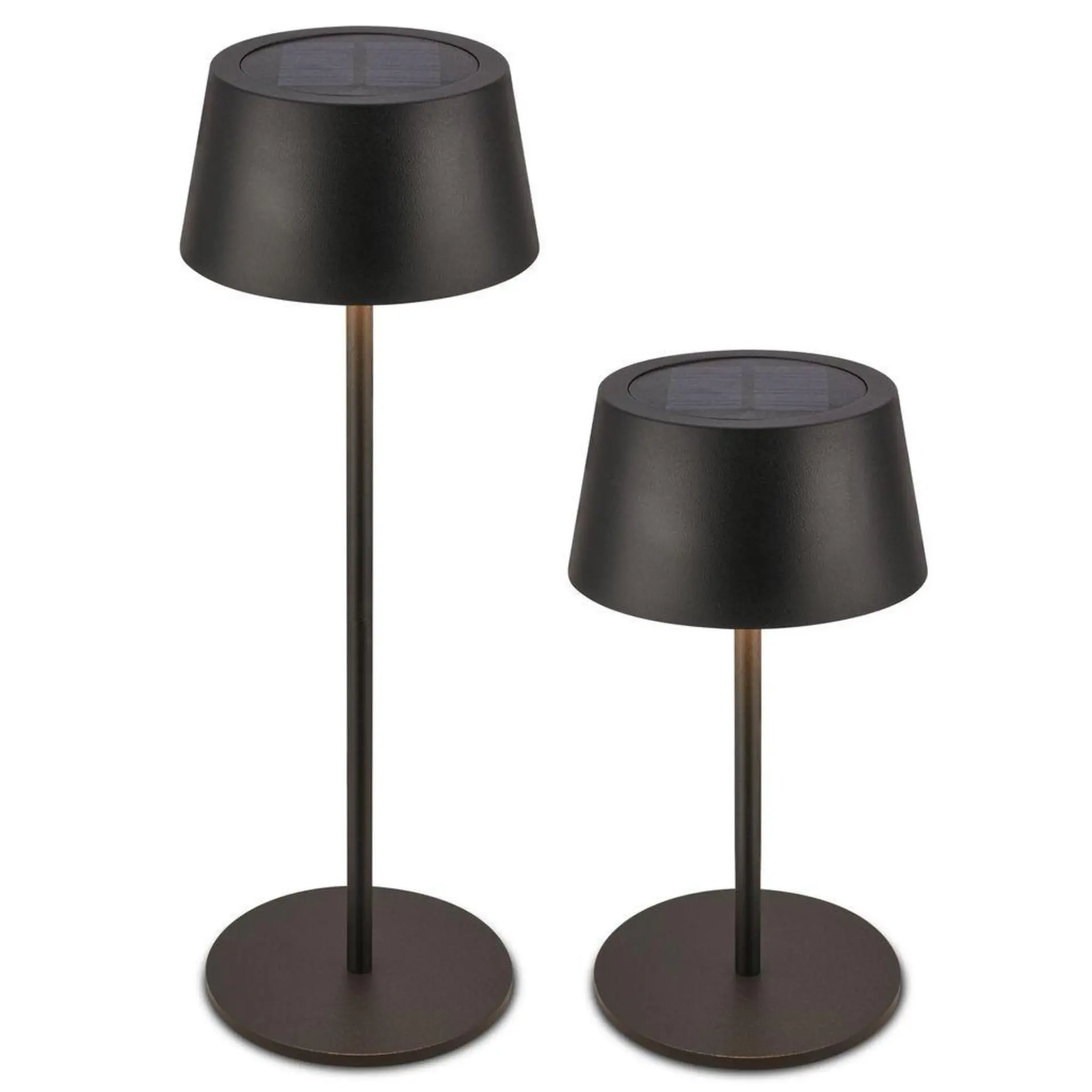 BRILO 7572015 Awia stolní lampička - 2W, 160lm, nabíjecí, LED, stmívatelné, dotykový vypínač, CCT, černá - BRILO