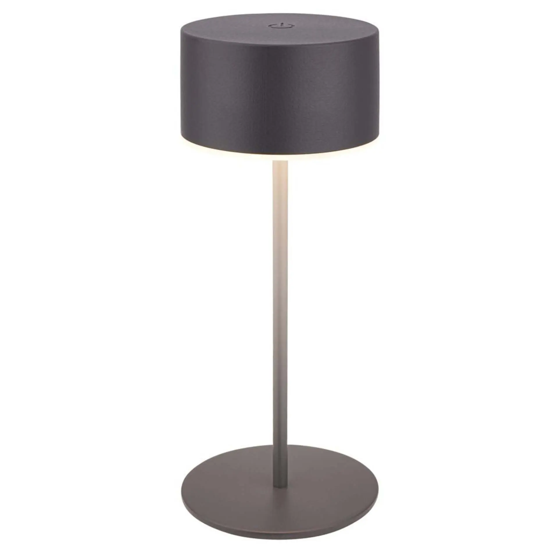 BRILO 7629015 Kira stolní lampička - 3W, 200lm, bezdrátová, LED, dotykový vypínač, stmívatelné, antracit - BRILO