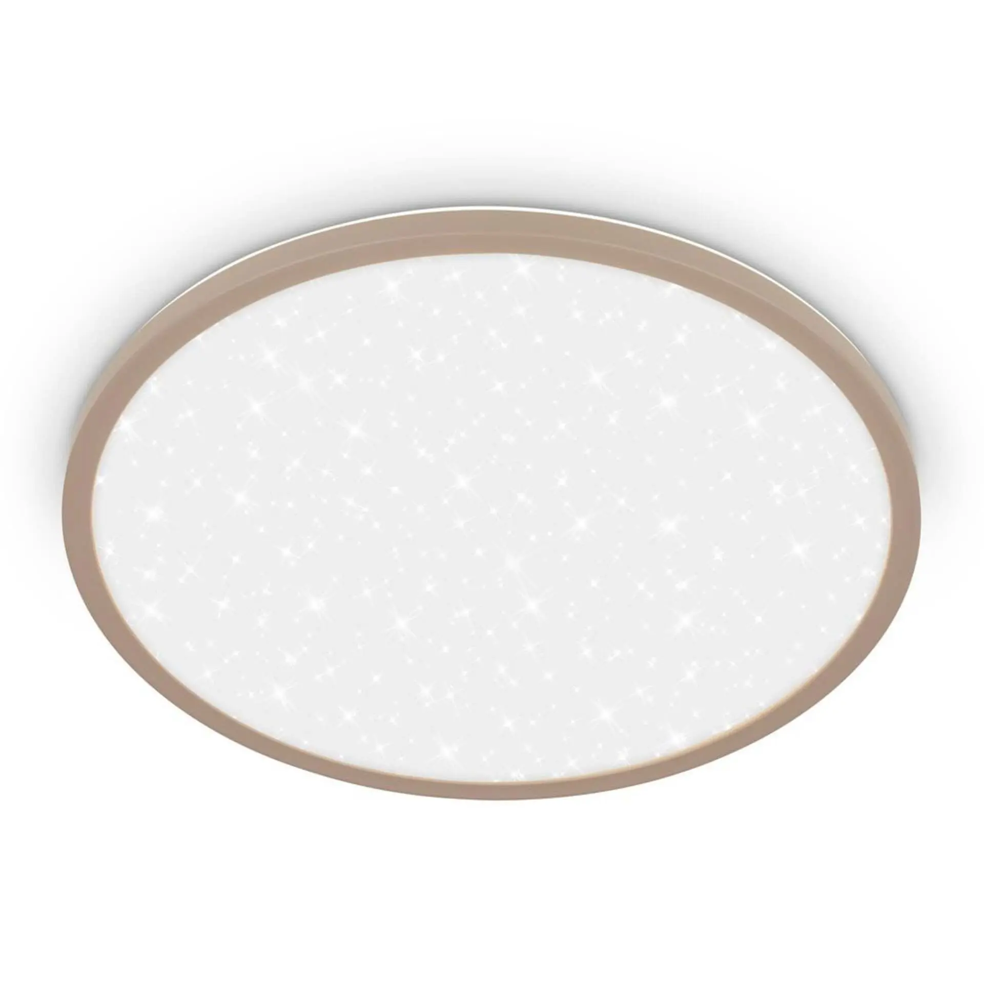 BRILO 7654011 Slim svítidlo LED panel pr.37,5 cm - 22W, 3000lm, hvězdné nebe, neutrální bílá, béžová - BRILO