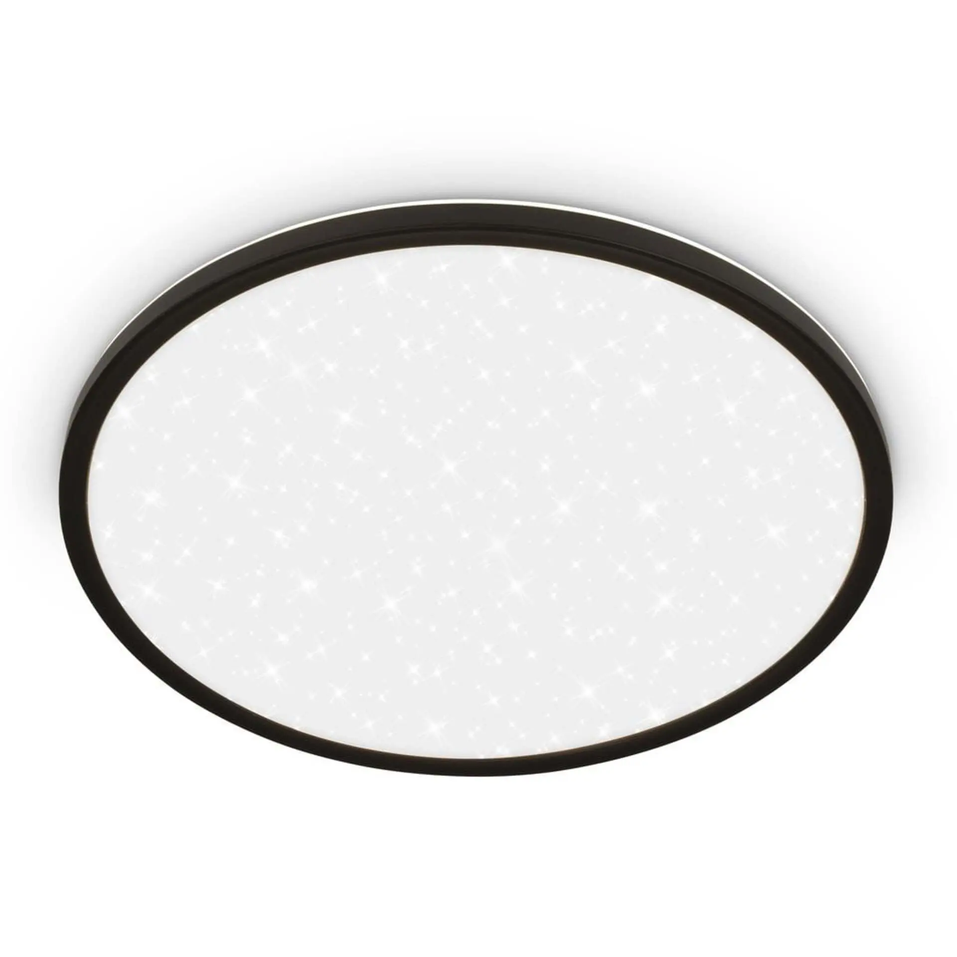 BRILO 7654015 Slim svítidlo LED panel pr.37,5 cm - 22W, 3000lm, hvězdné nebe, neutrální bílá, černá - BRILO
