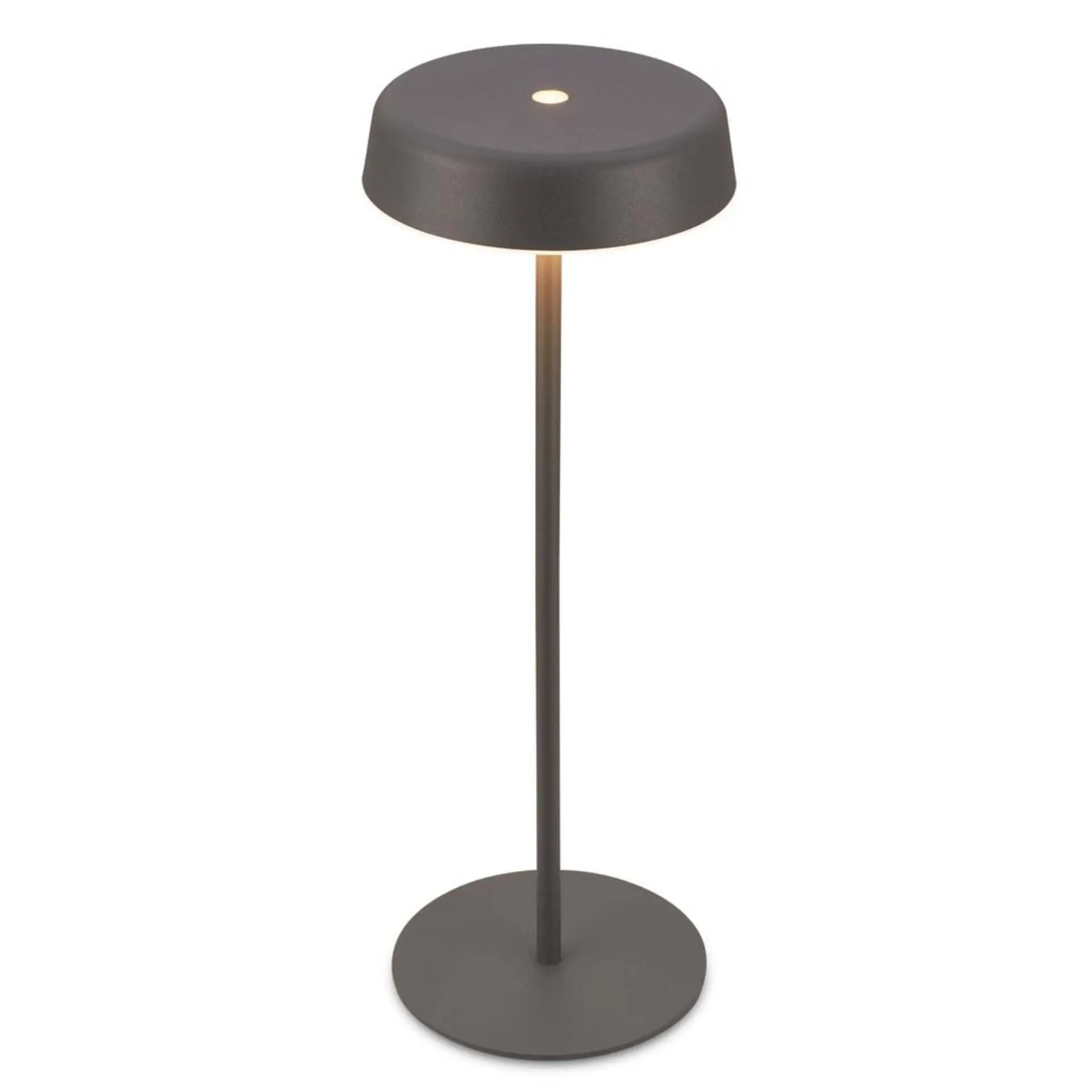 BRILONER Pala stolní lampička - 2W, 200lm, bezdrátová, LED, dotykový vypínač, stmívatelné, antracit 7668015