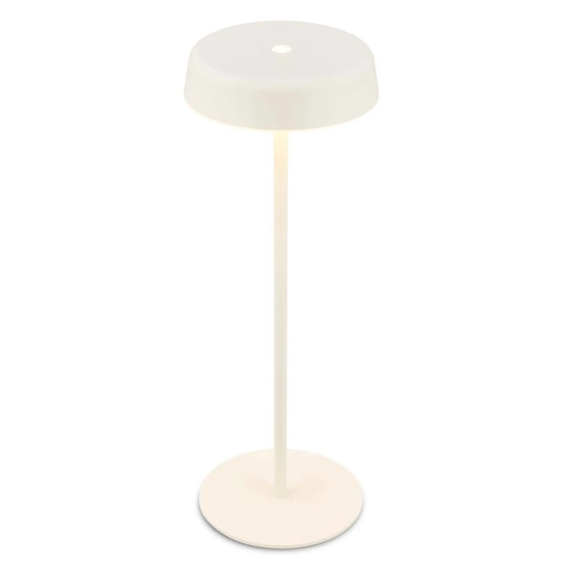 BRILONER Pala stolní lampička - 2W, 200lm, bezdrátová, LED, dotykový vypínač, stmívatelné, bílá 7668016