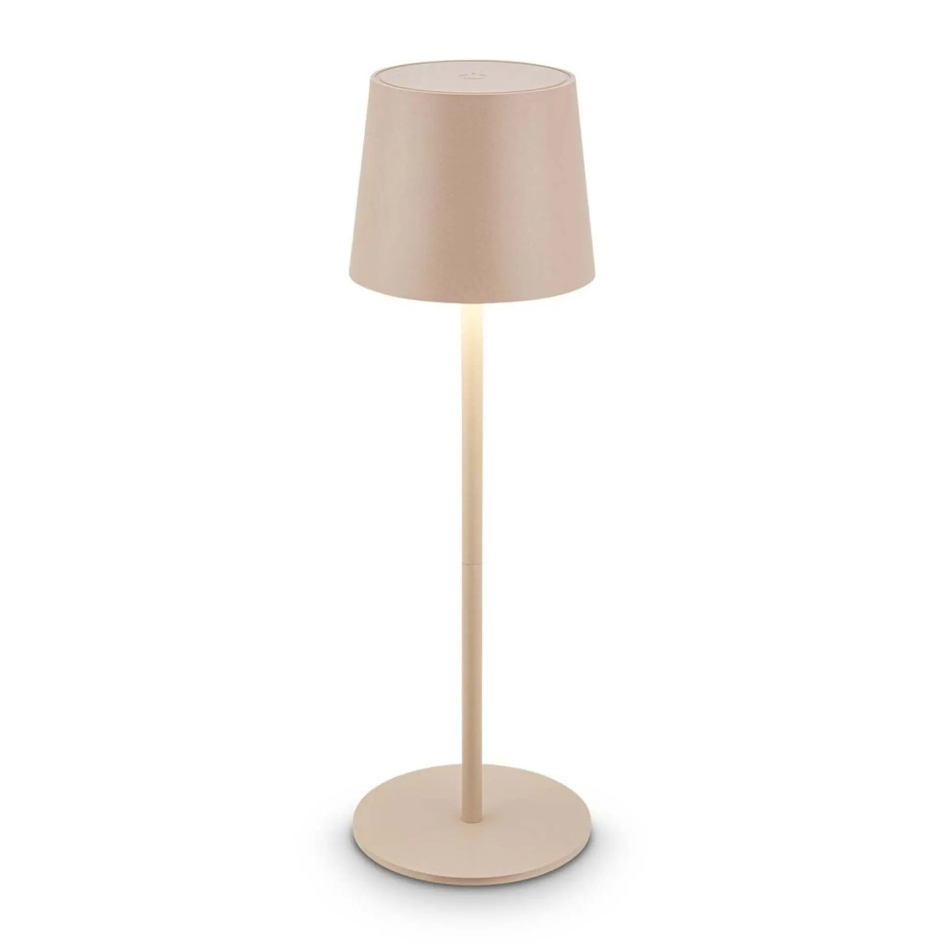 BRILO 7708011 Bota stolní lampa - 1,8W, 120lm, nabíjecí, LED, stmívatelné, dotykový vypínač, teplá bílá, béžová - BRILO