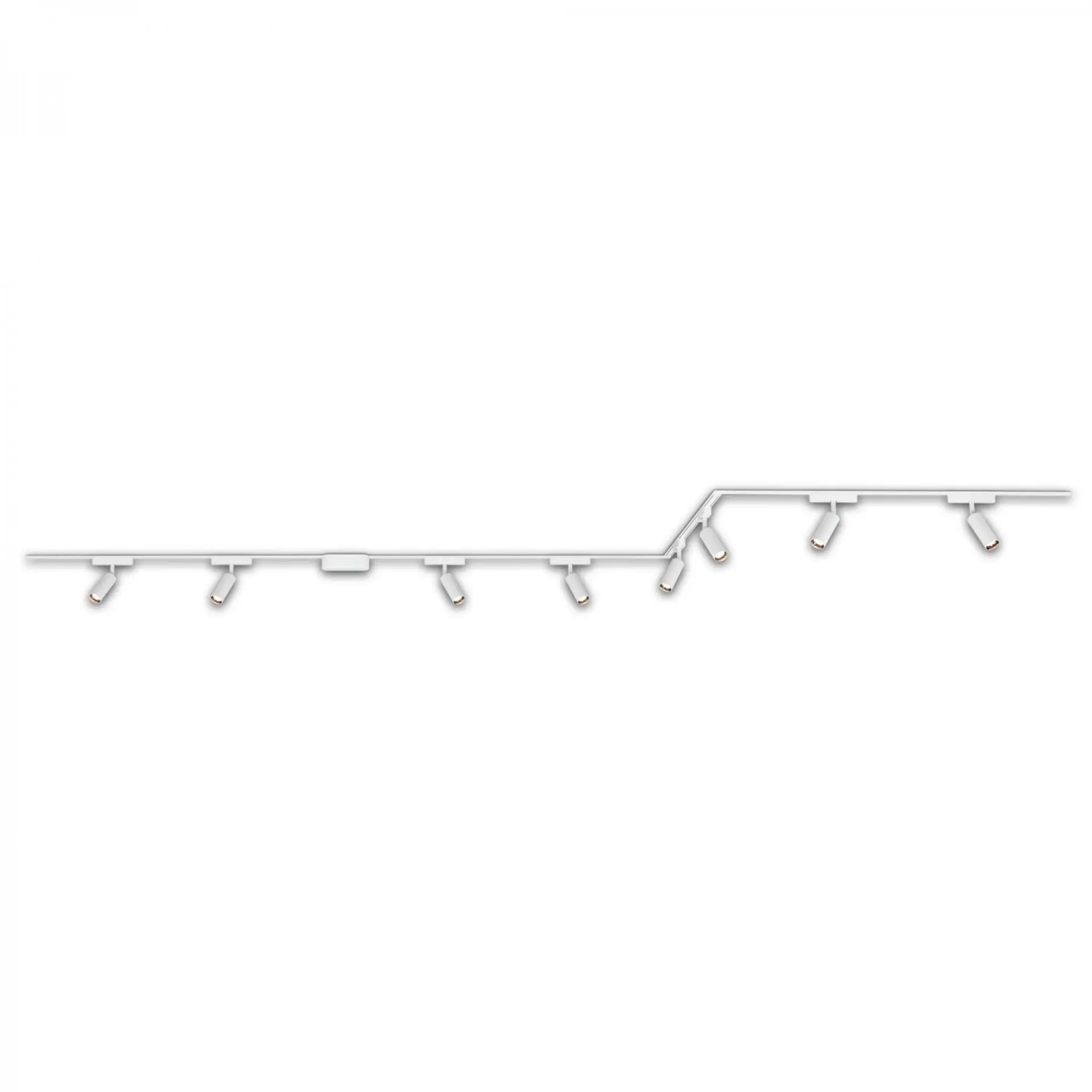 BRILONER Luxtrail lištový systém, 8x LED spoty, do U/Z, bílá 8039086