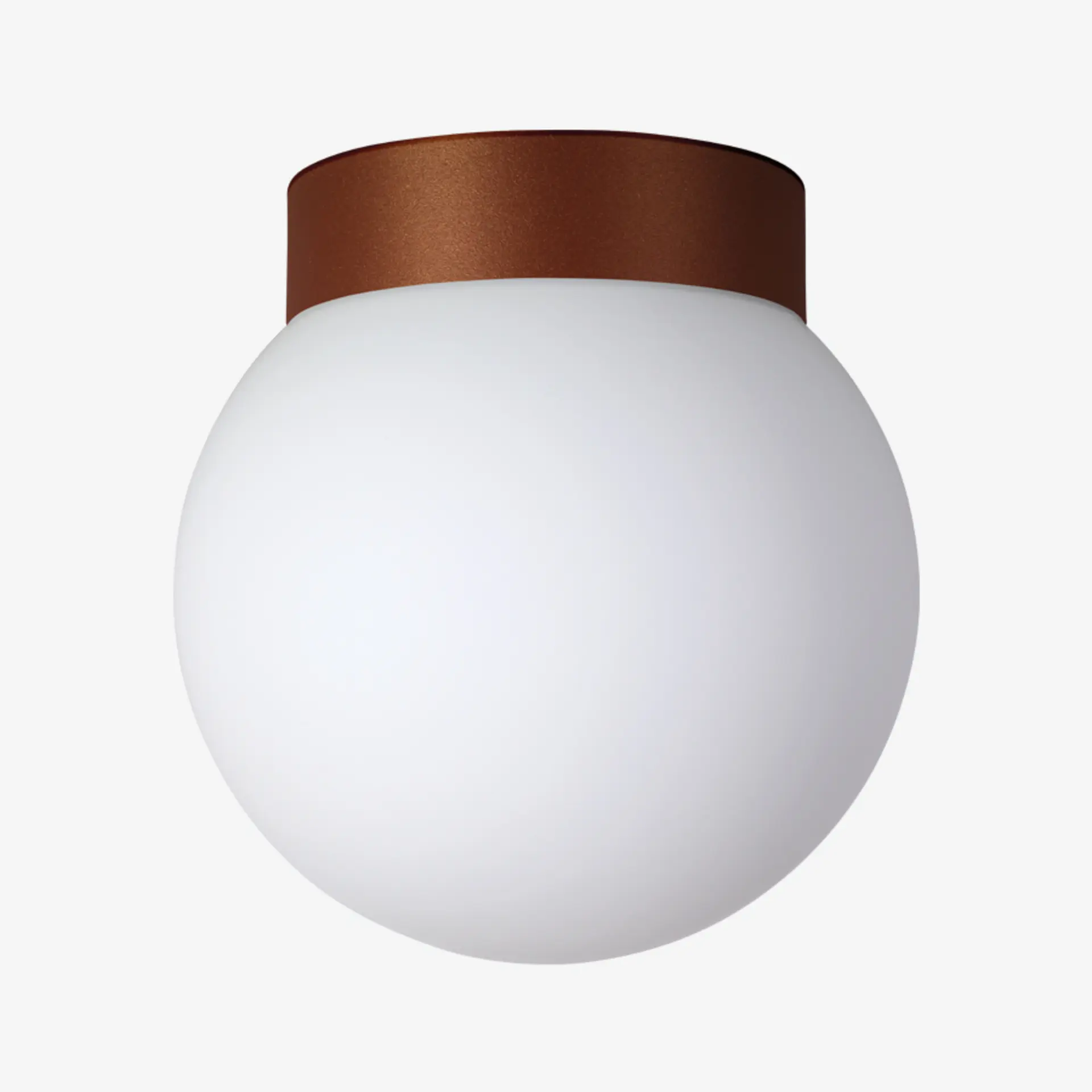 LUCIS stropní a nástěnné svítidlo POLARIS S 8,3W LED 3000K sklo měď opál BS14.L1.200.72M DALI2 DALI