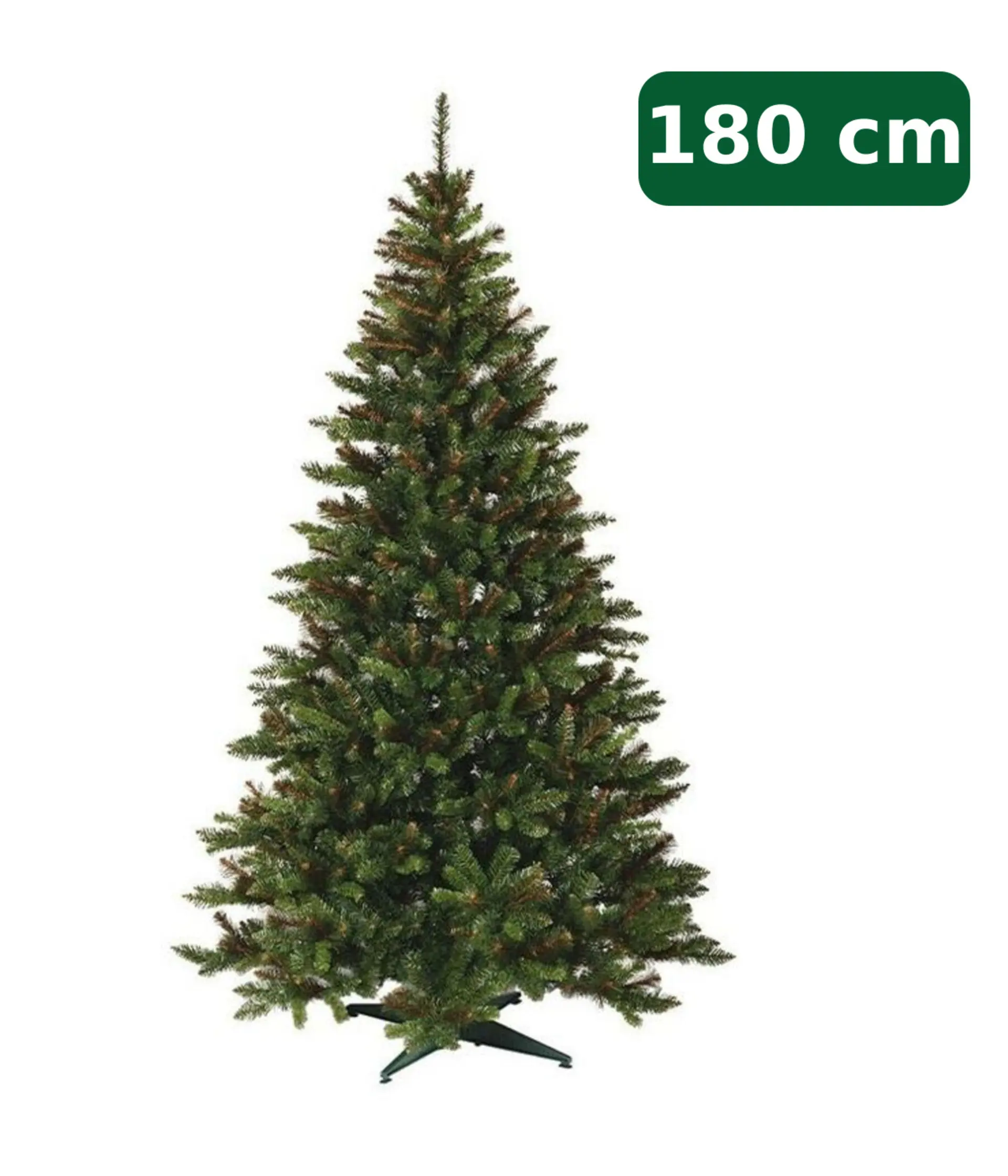 DecoLED Umělý vánoční stromek 180 cm, smrk Carmen s 2D jehličím